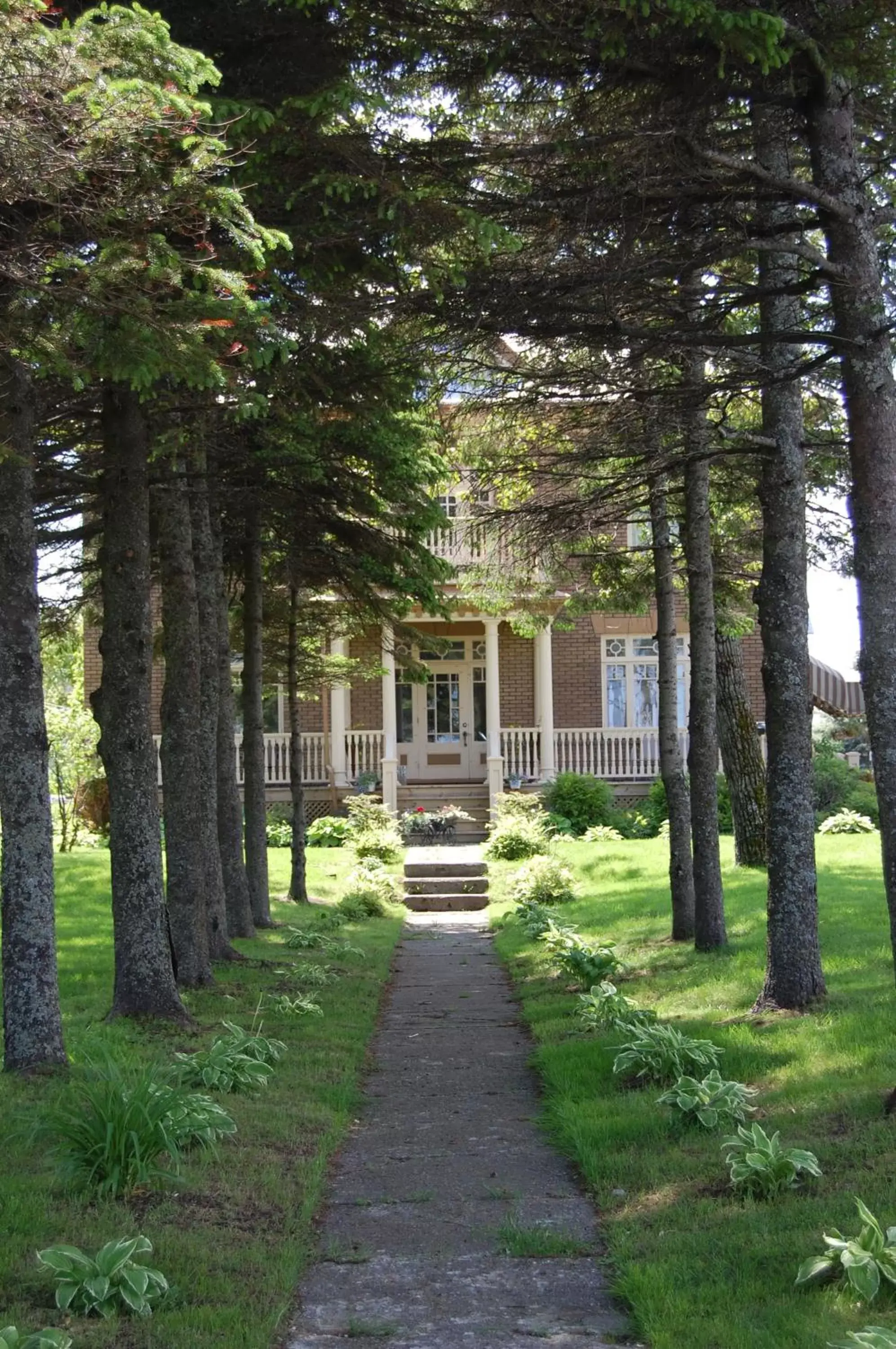 Garden in Auberge La Seigneurie