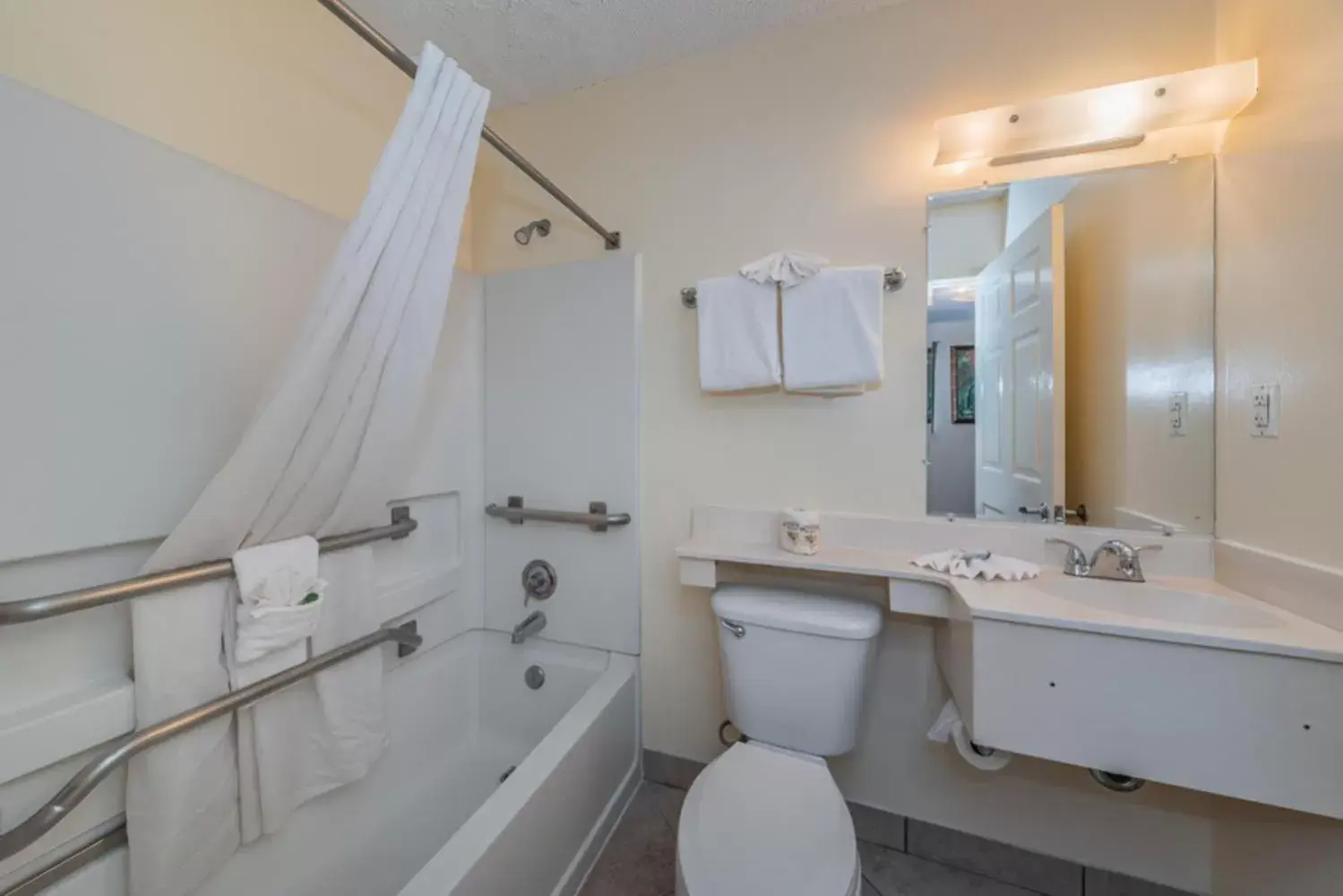 Bathroom in Tampa Bay Extended Stay Hotel