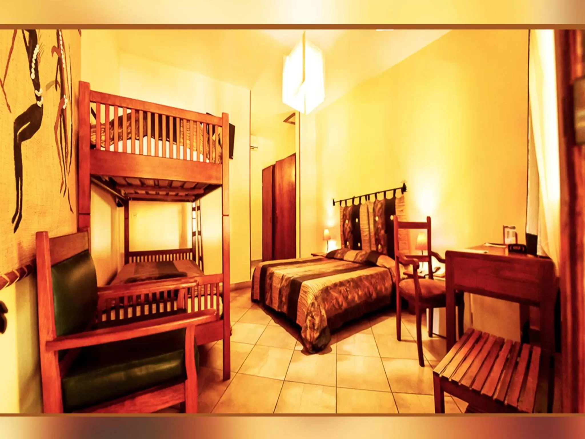 bunk bed, Bed in Hôtel Restaurant Coco Lodge Majunga