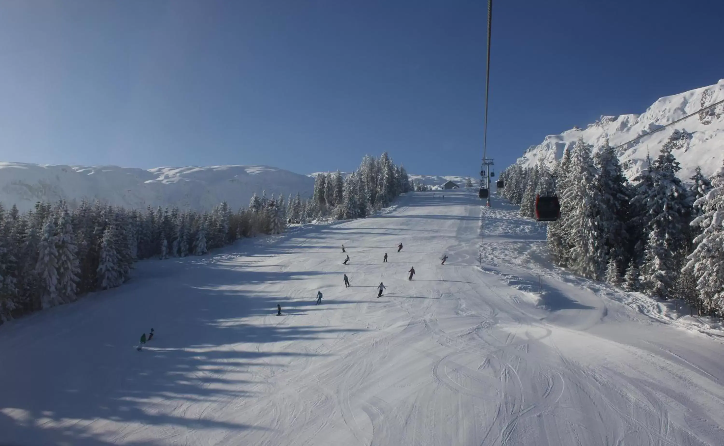 Natural landscape, Winter in Swiss Heidi Hotel