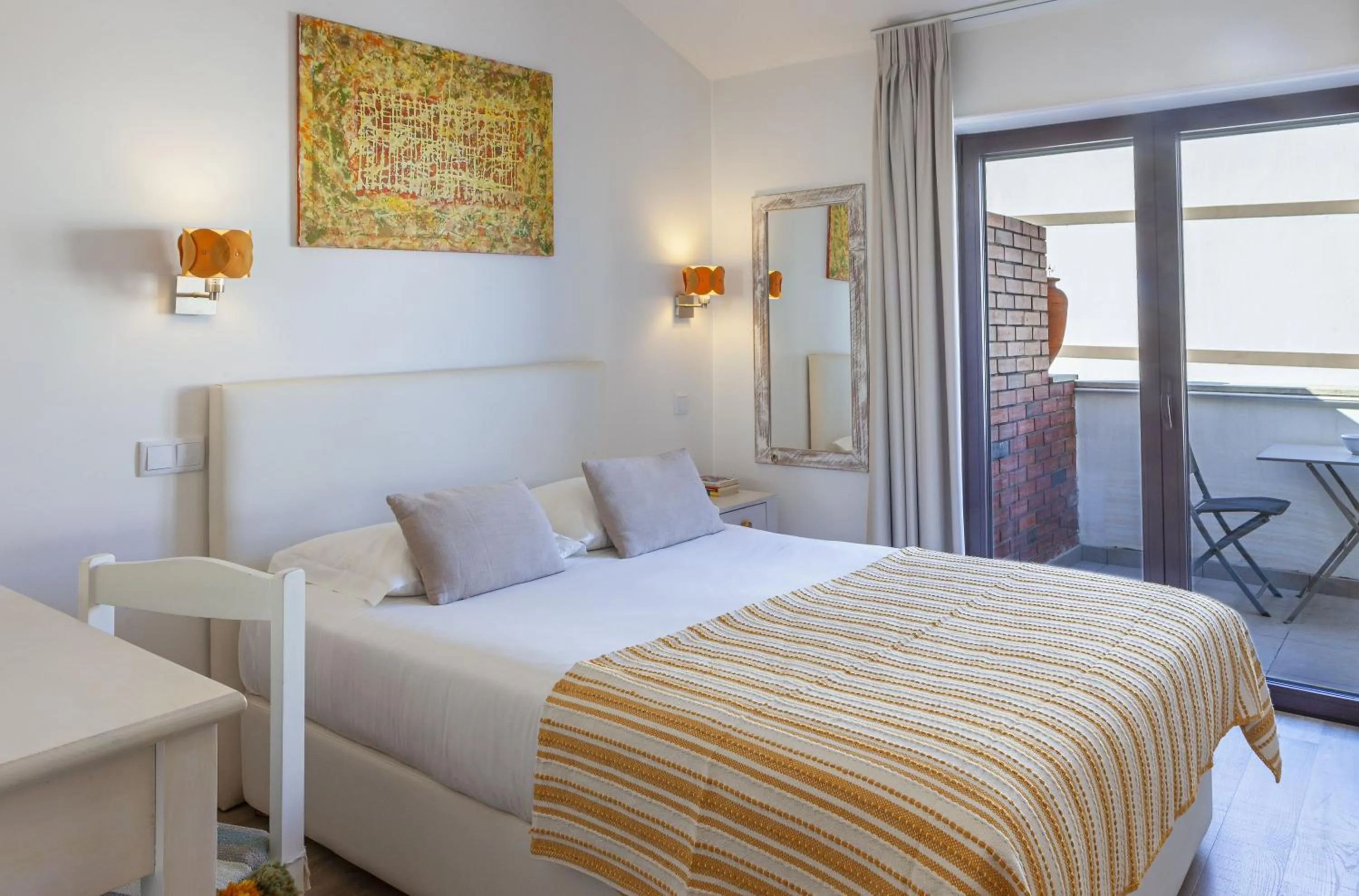 Bedroom, Bed in Boutique Hotel Casa do Outeiro - Arts & Crafts