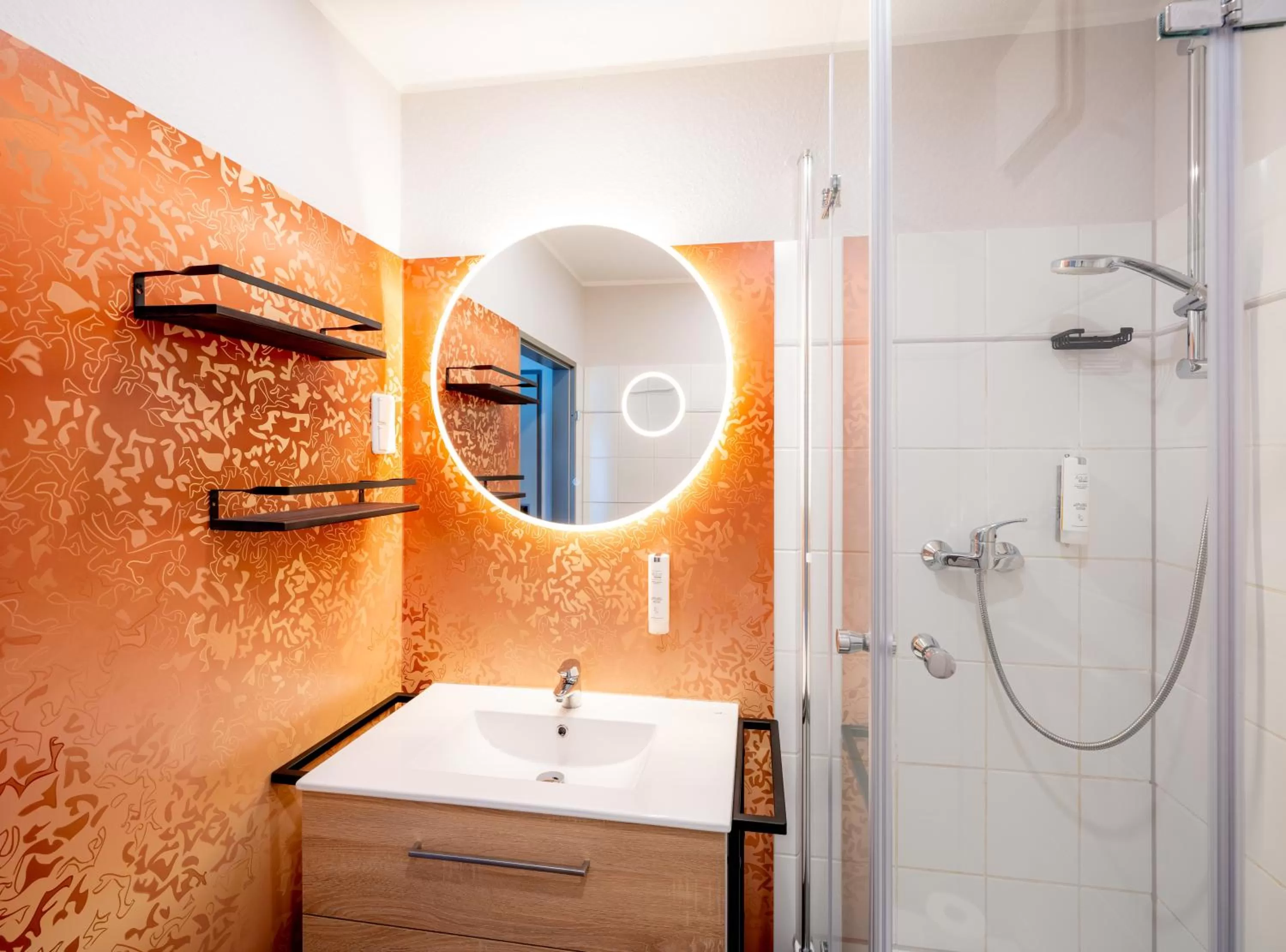 Bathroom in Hotel Stadtfeld