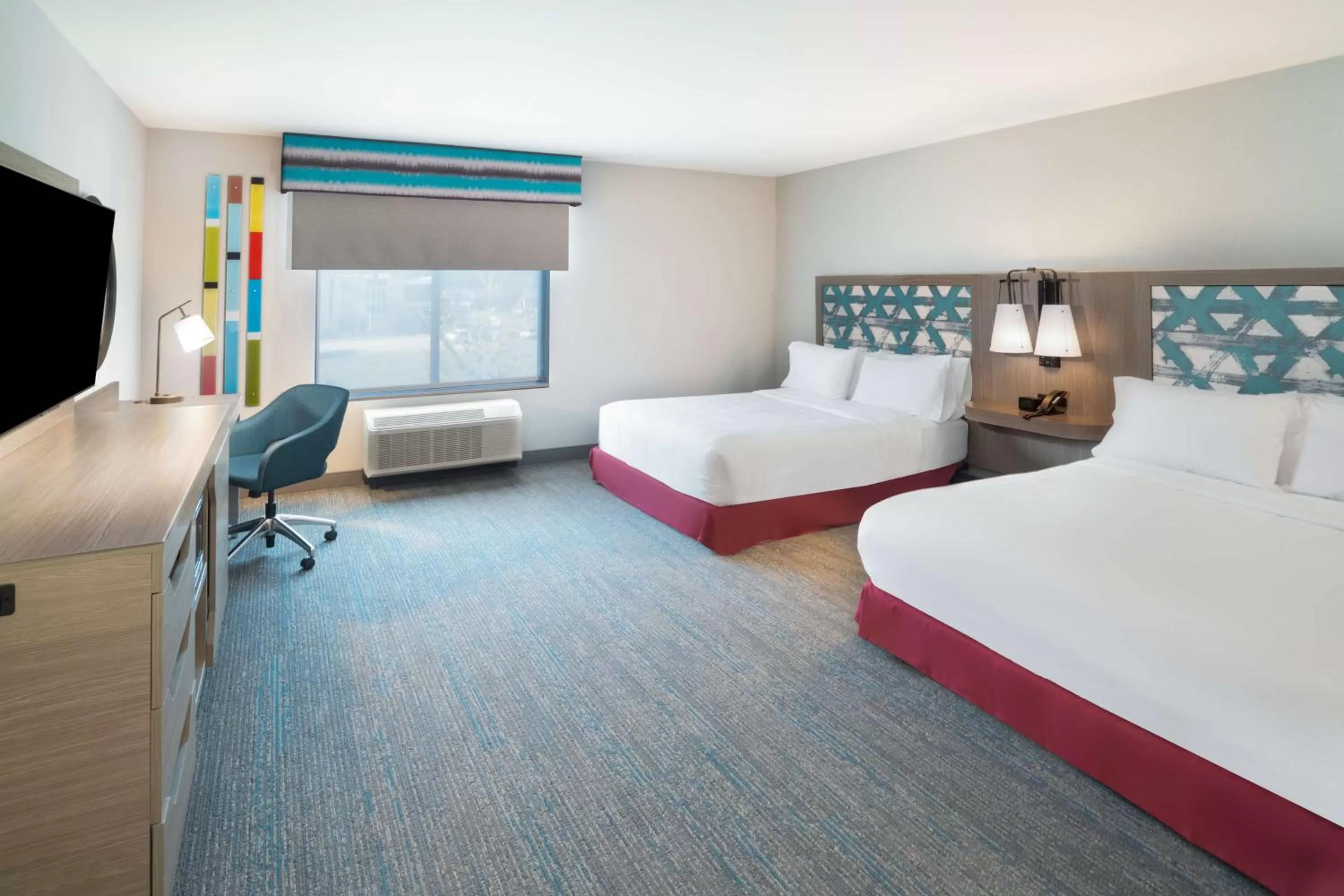 Bedroom, Bed in Hampton Inn Greer Greenville, Sc