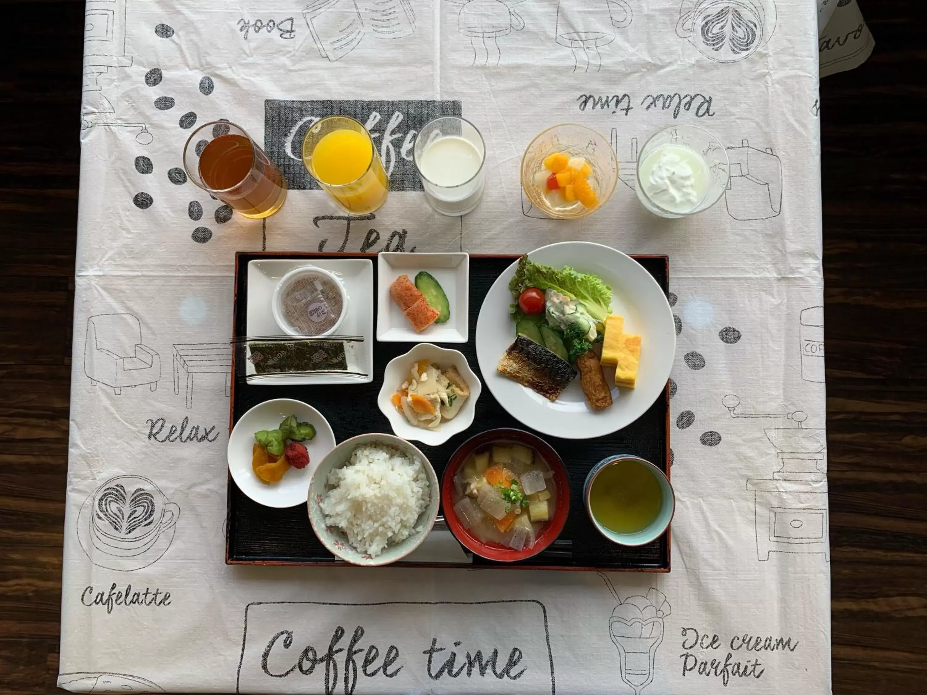 Breakfast in Green Rich Hotel Kagoshima Tenmonkan