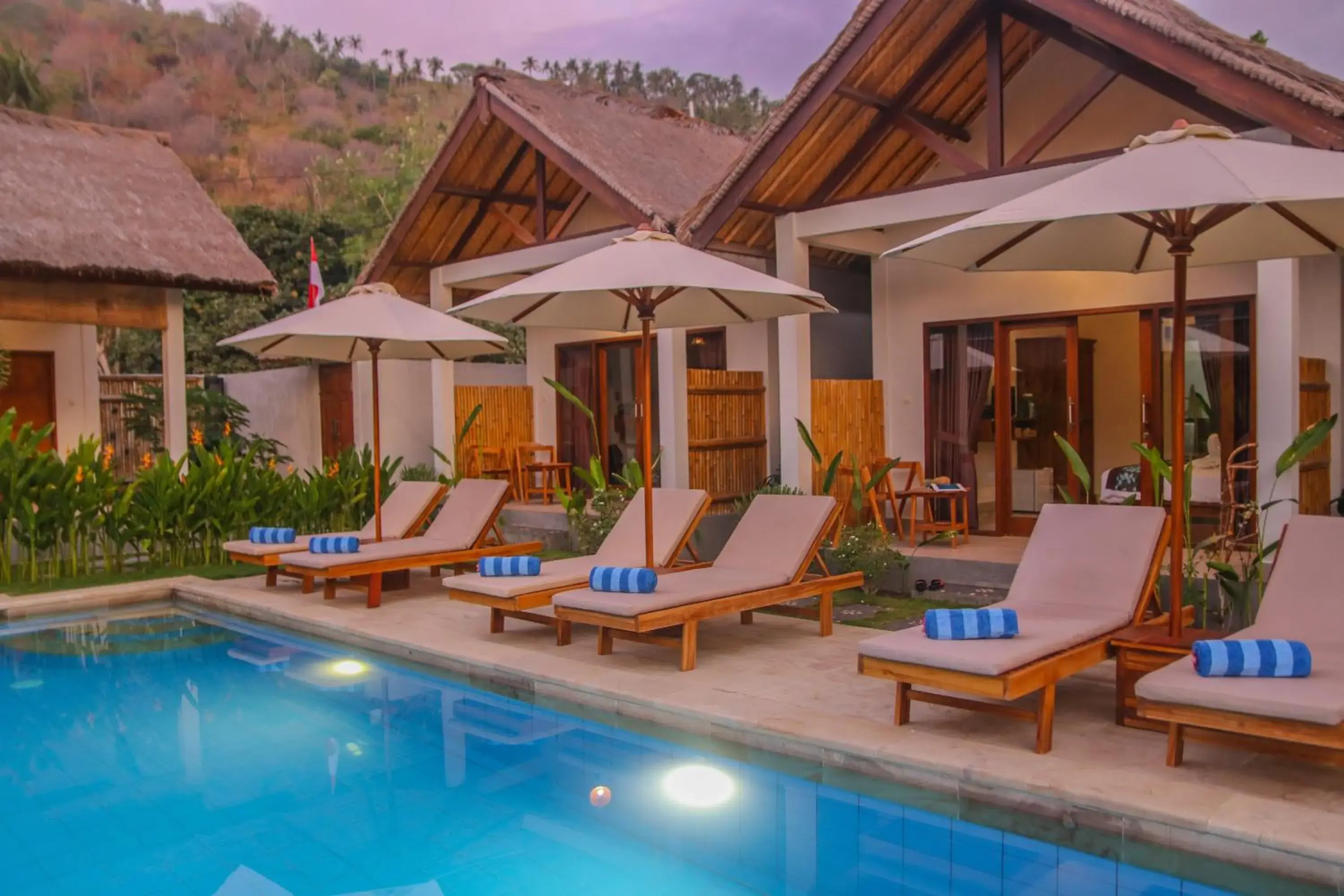 Property building, Swimming Pool in Cozy Cottages Lombok