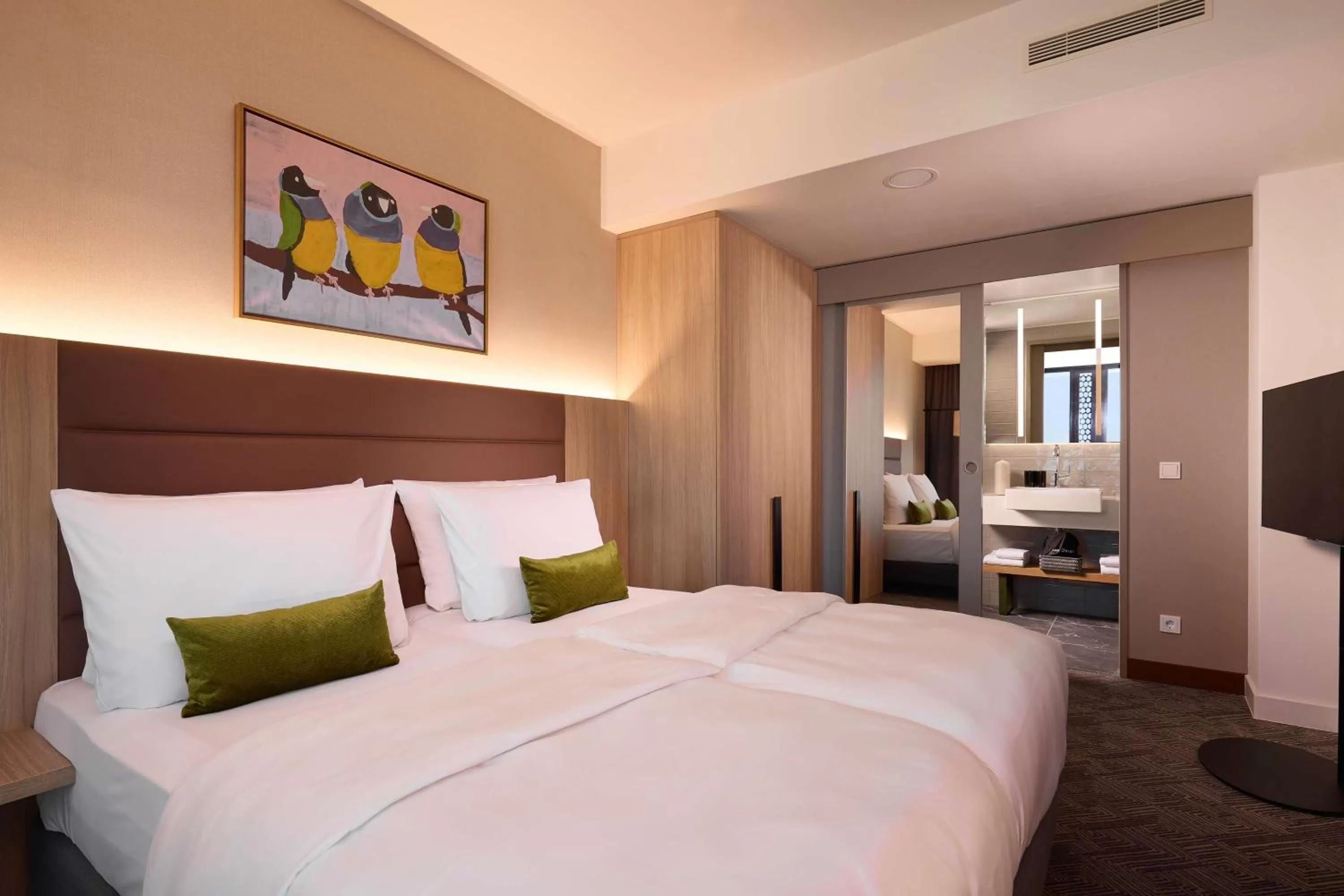 Bedroom, Bed in Adina Apartment Hotel Munich