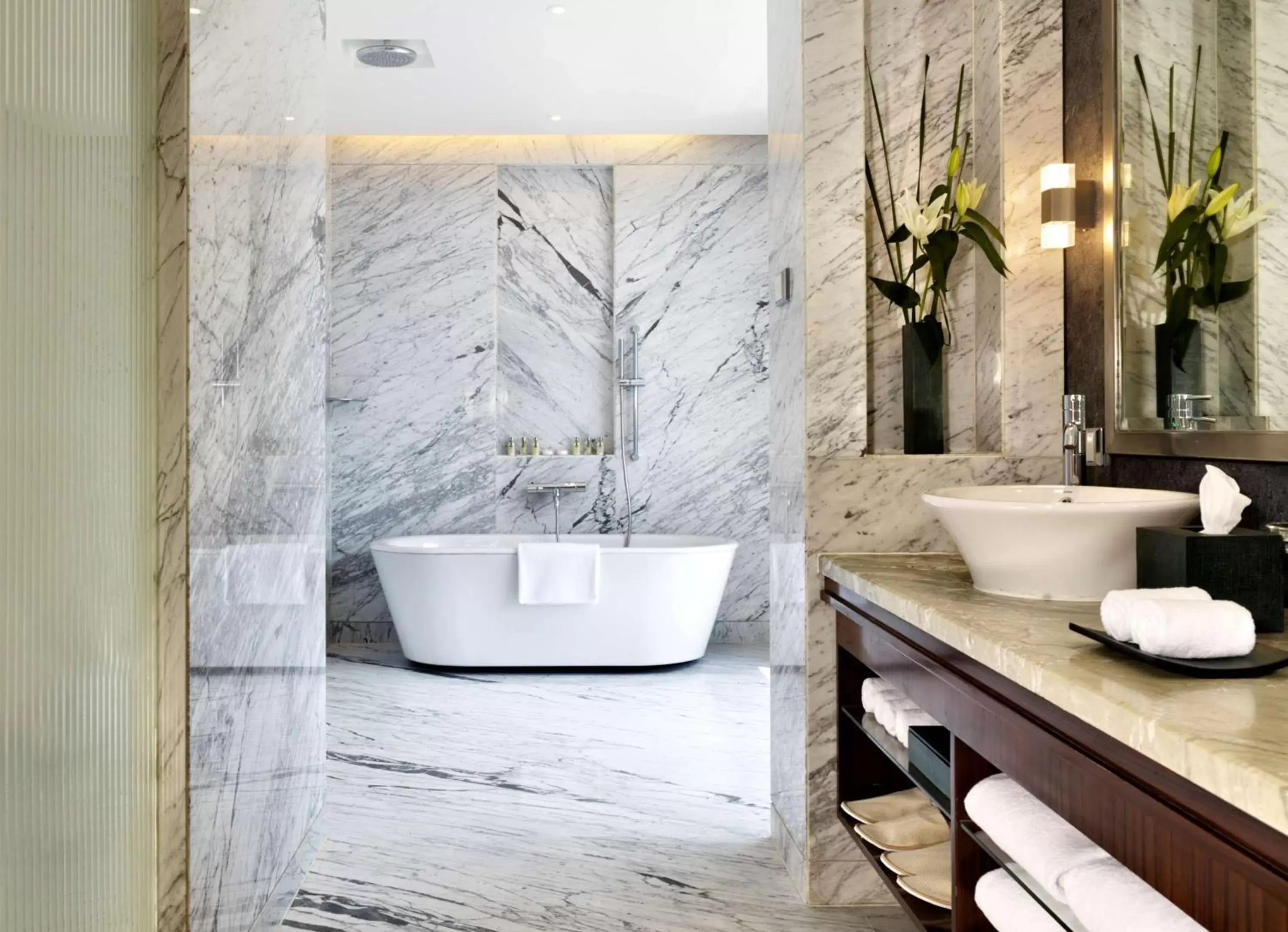 Bathroom in Hyatt Regency Pune Hotel & Residences Bathroom in Hyatt Regency Pune Hotel & Residences