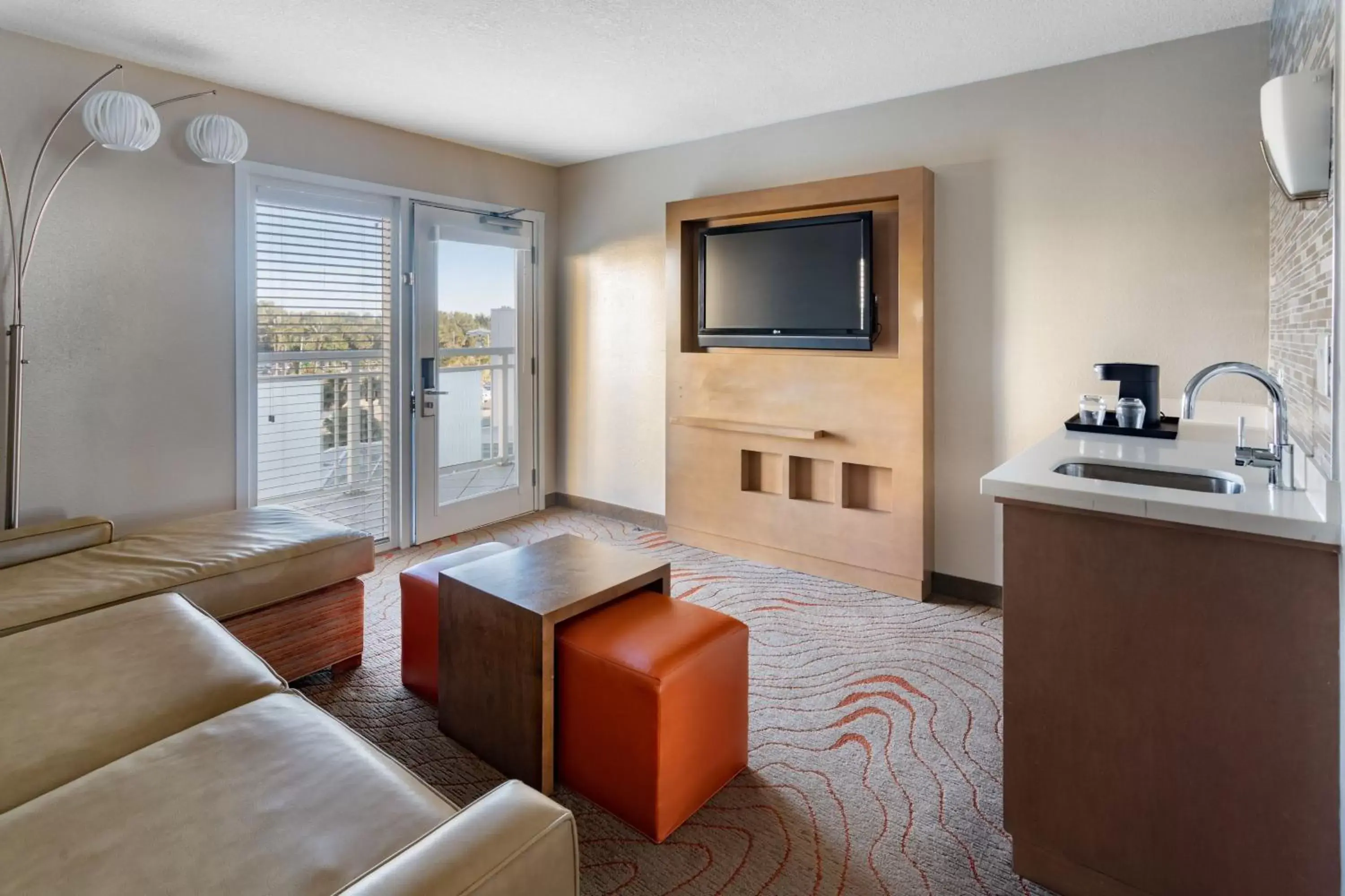 Bedroom, Seating Area in Clearwater Beach Marriott Suites on Sand Key