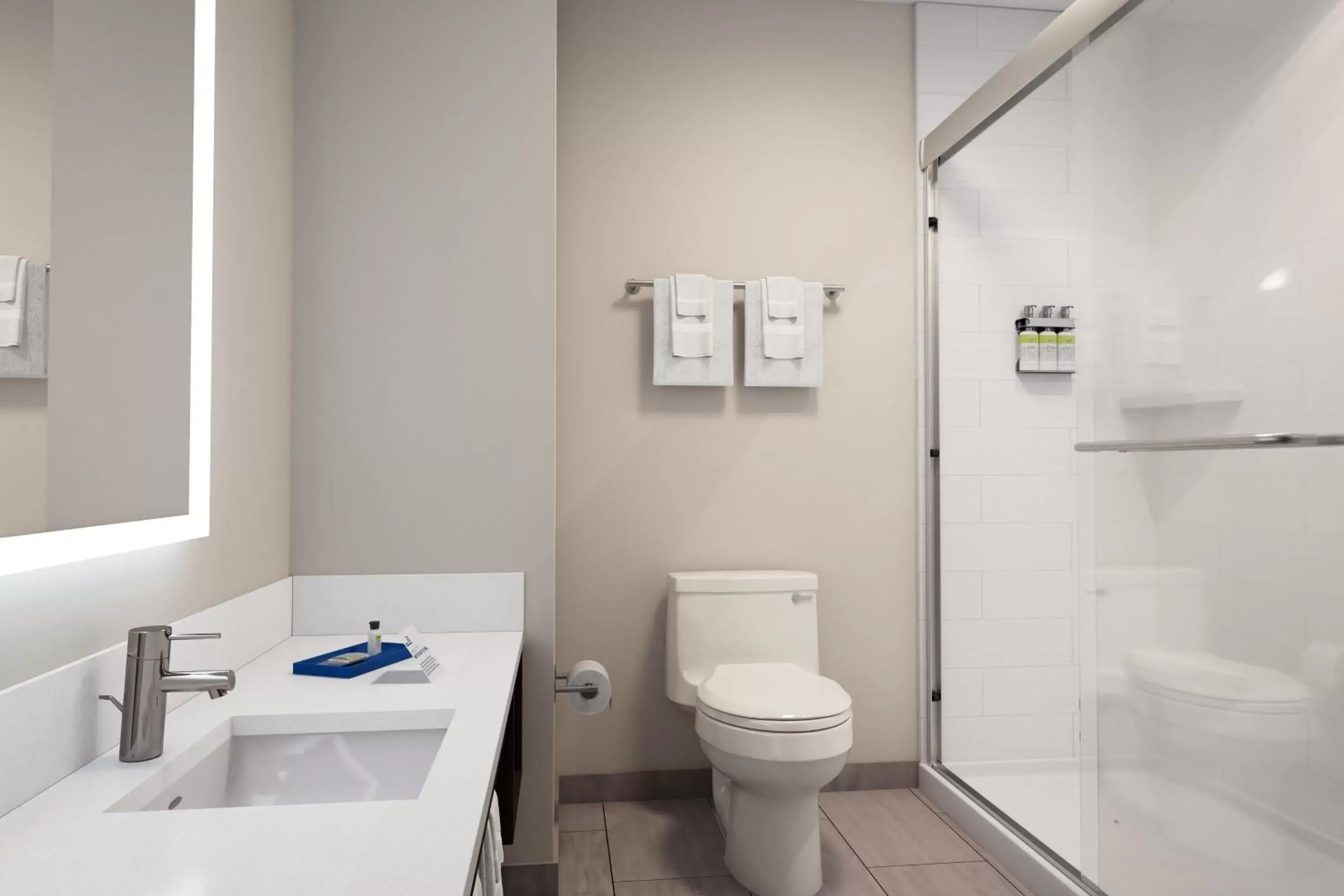 Toilet, Bathroom in Holiday Inn Express & Suites - Yuba City - Marysville, an IHG Hotel