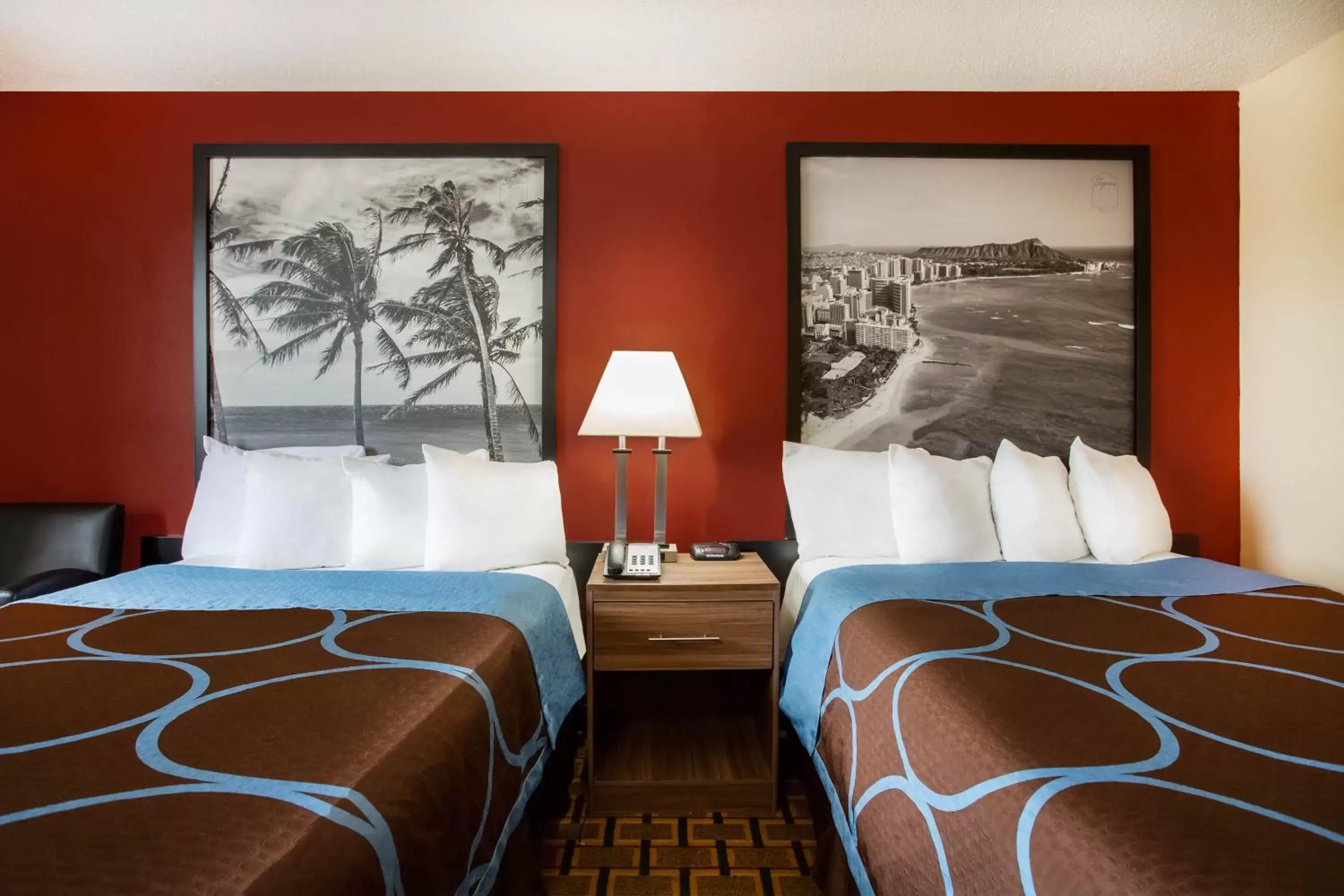 Bedroom, Bed in Super 8 by Wyndham Chester/Richmond Area Bedroom, Bed in Super 8 by Wyndham Chester/Richmond Area