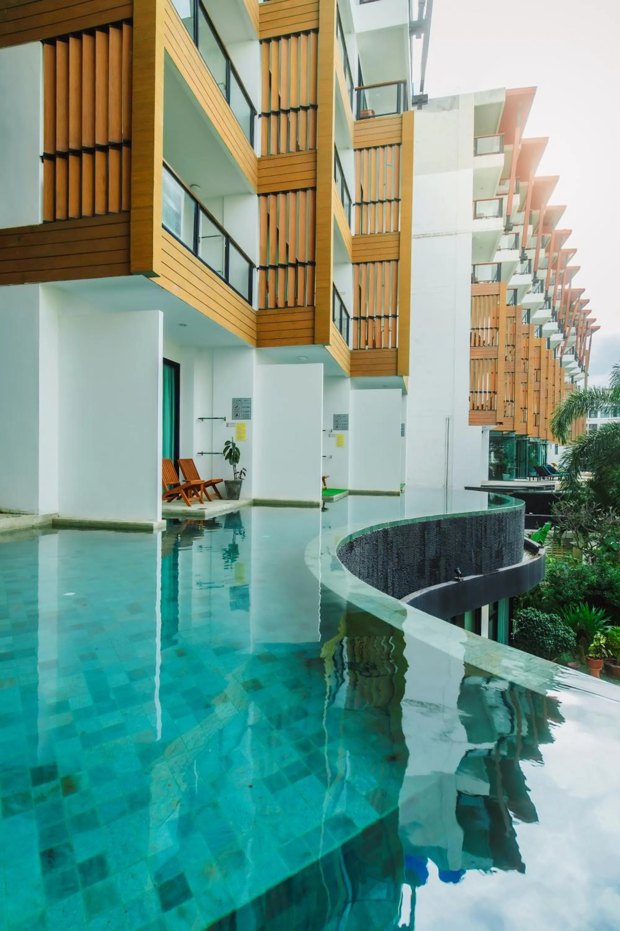Pool view in The Lunar Patong