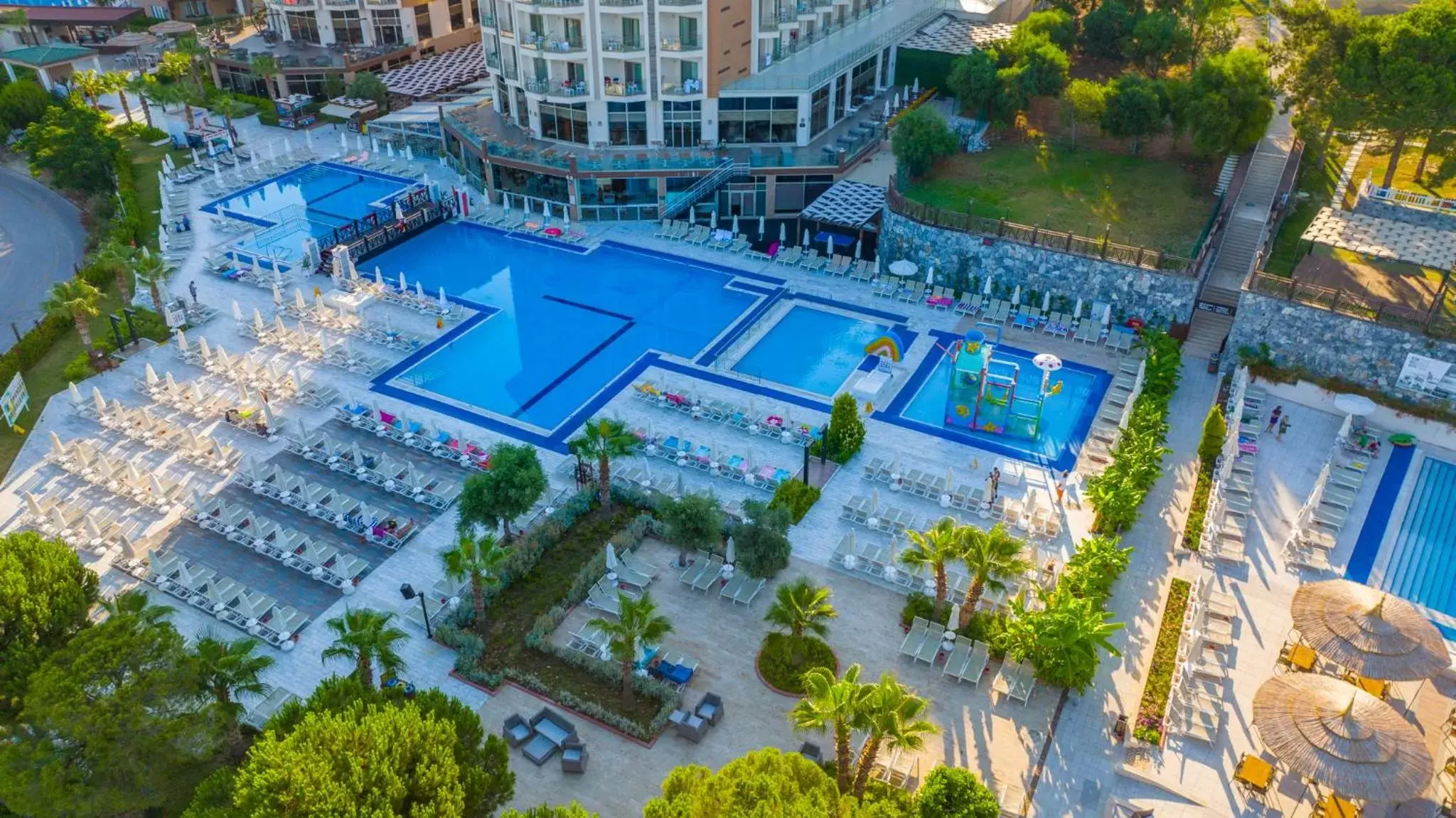 Swimming pool, Bird's-eye View in Ramada Resort Kusadasi & Golf