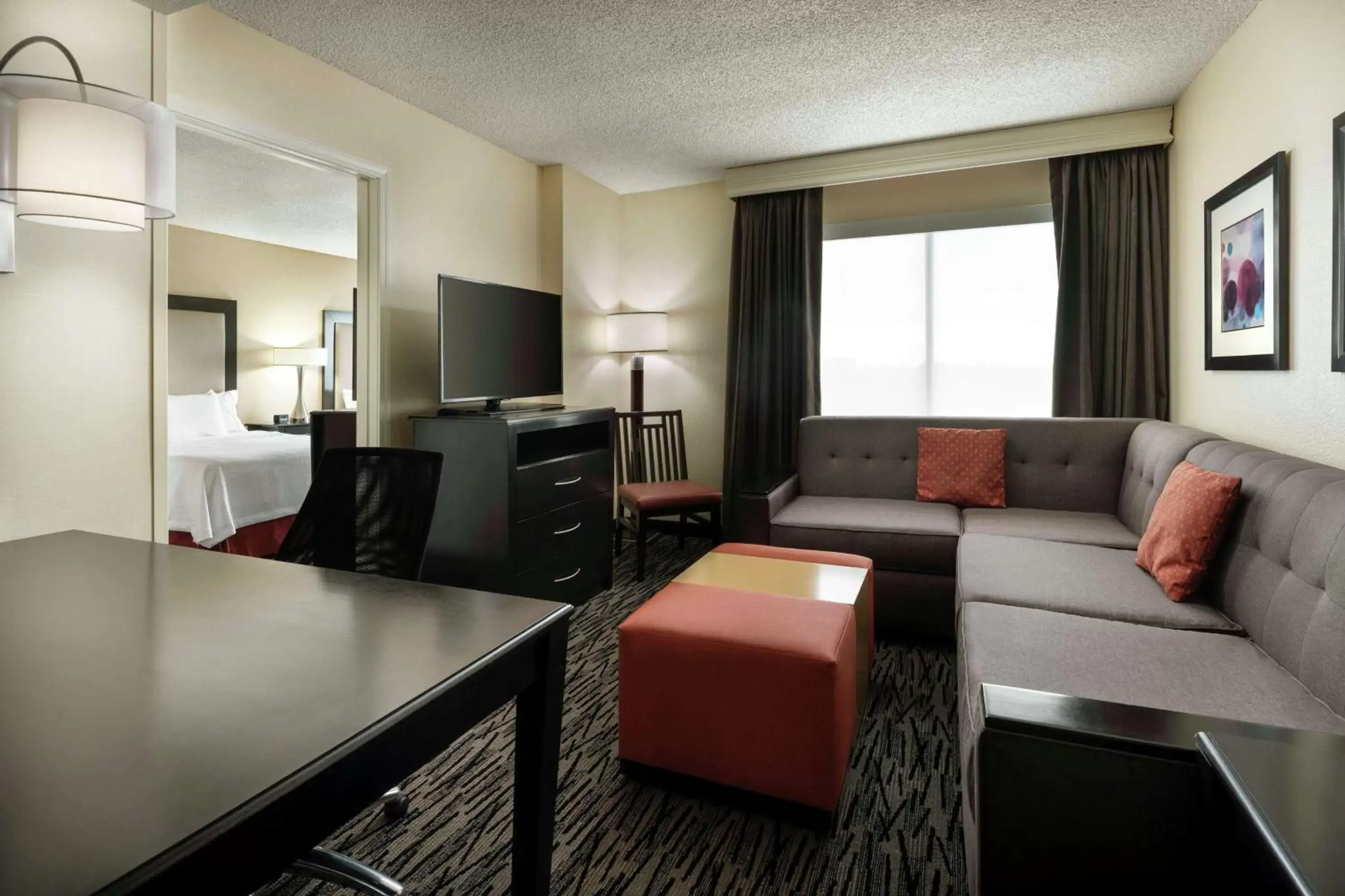 Living room, Seating Area in Homewood Suites by Hilton-Anaheim