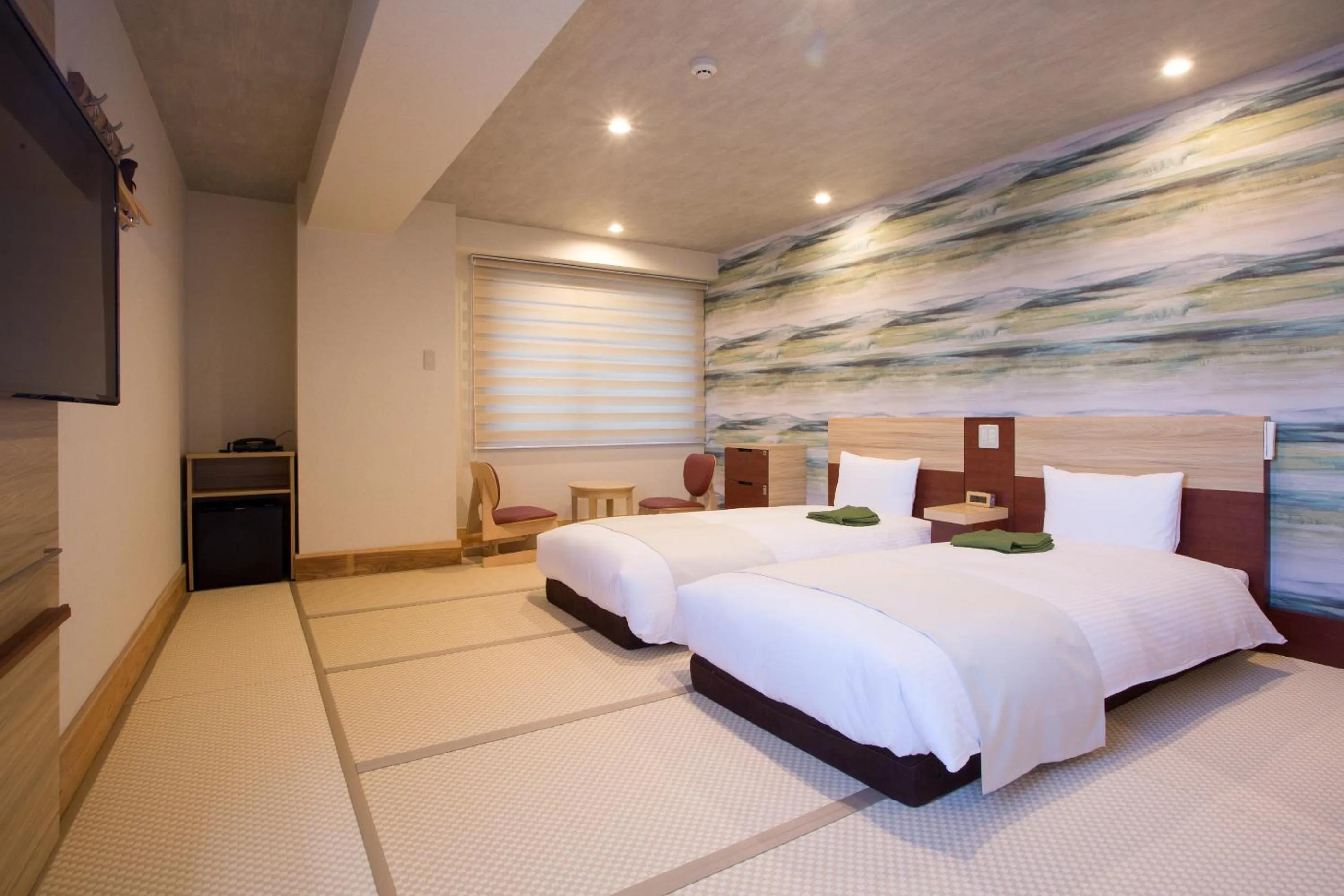 Bed in Kyonoyado Kiyomizu Gojo Kuretakeso