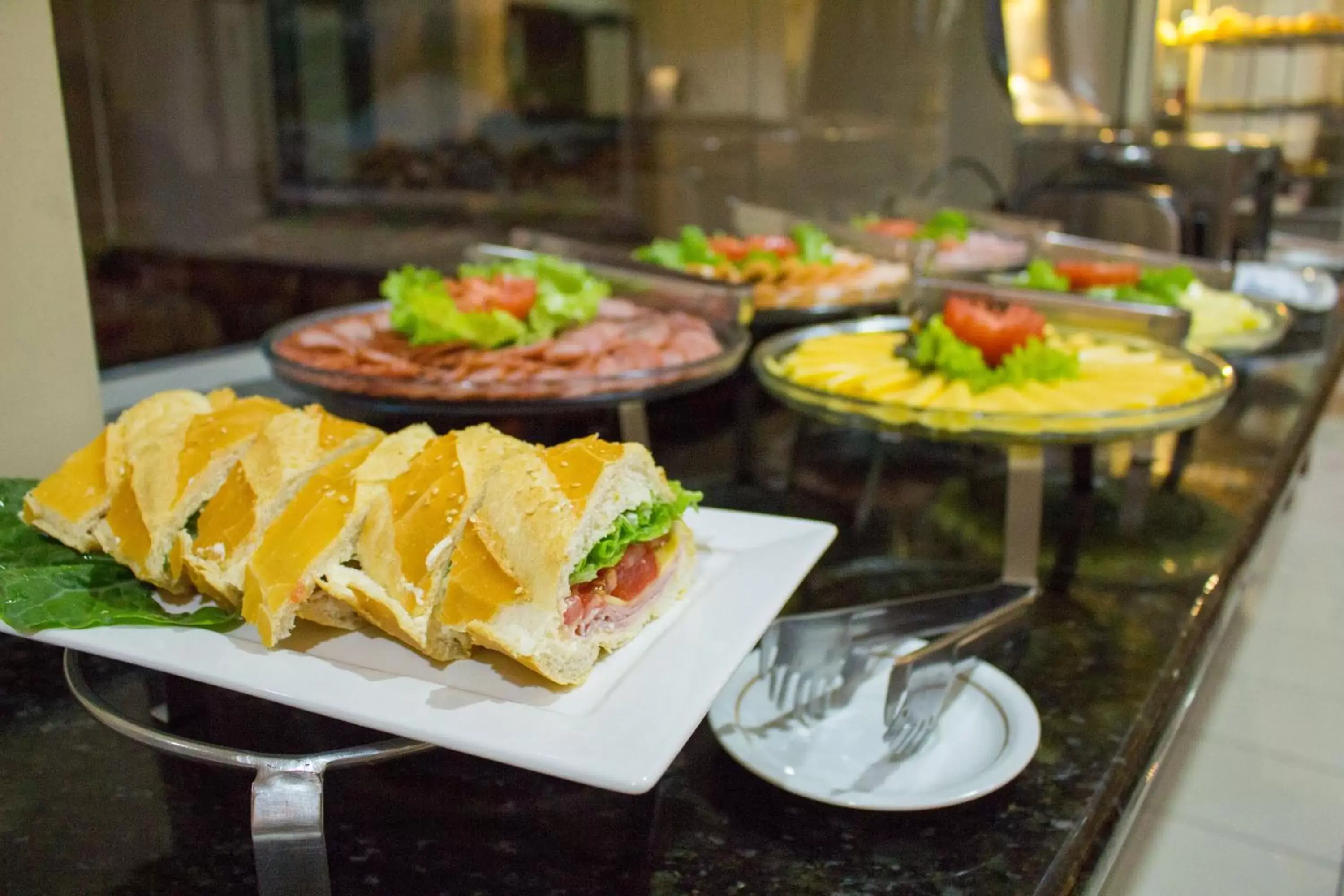 Buffet breakfast in Hotel Estação 101 - Brusque