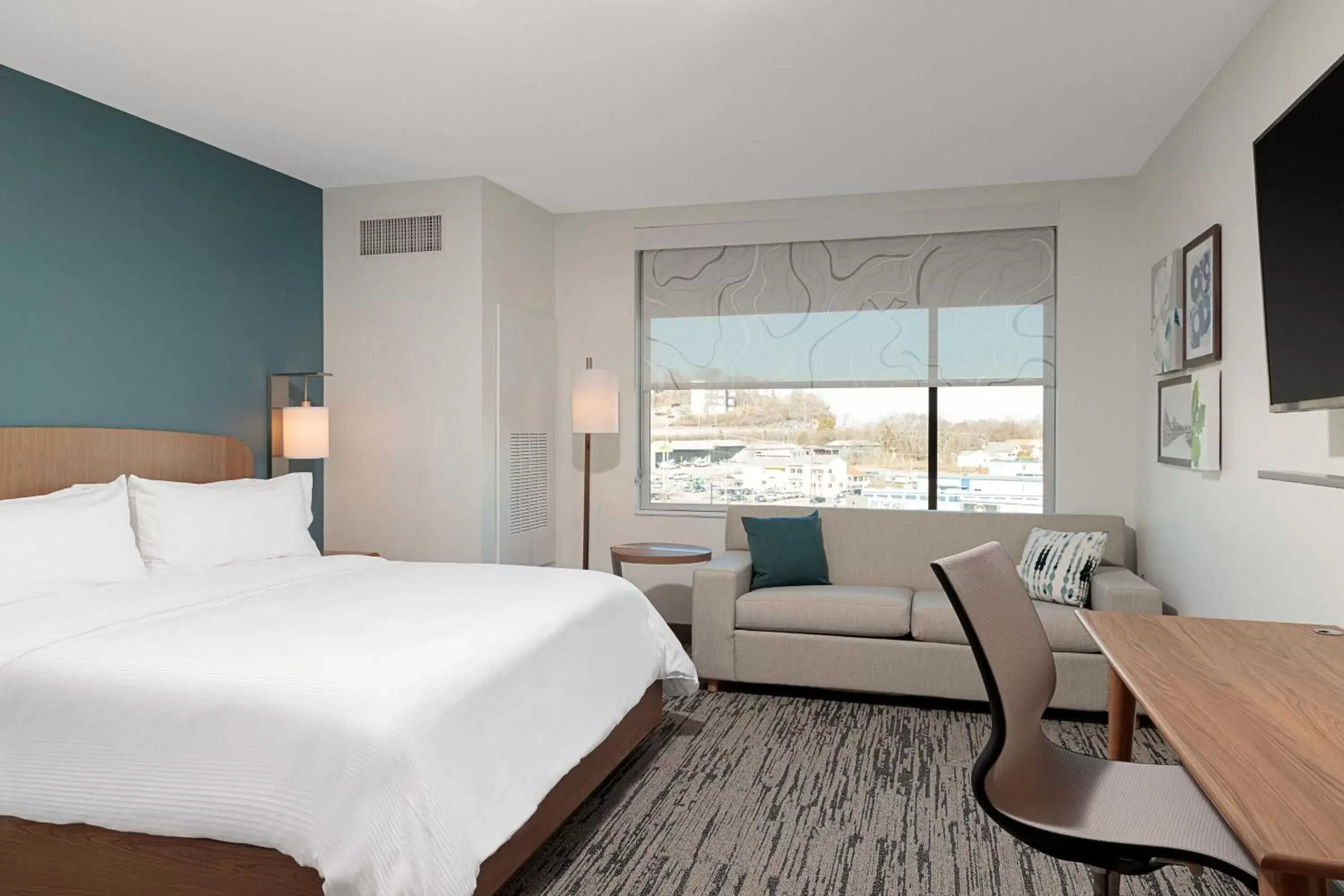 King Room with Pullout Sofa - Hearing Accessible in Element Nashville Vanderbilt West End King Room with Pullout Sofa - Hearing Accessible in Element Nashville Vanderbilt West End