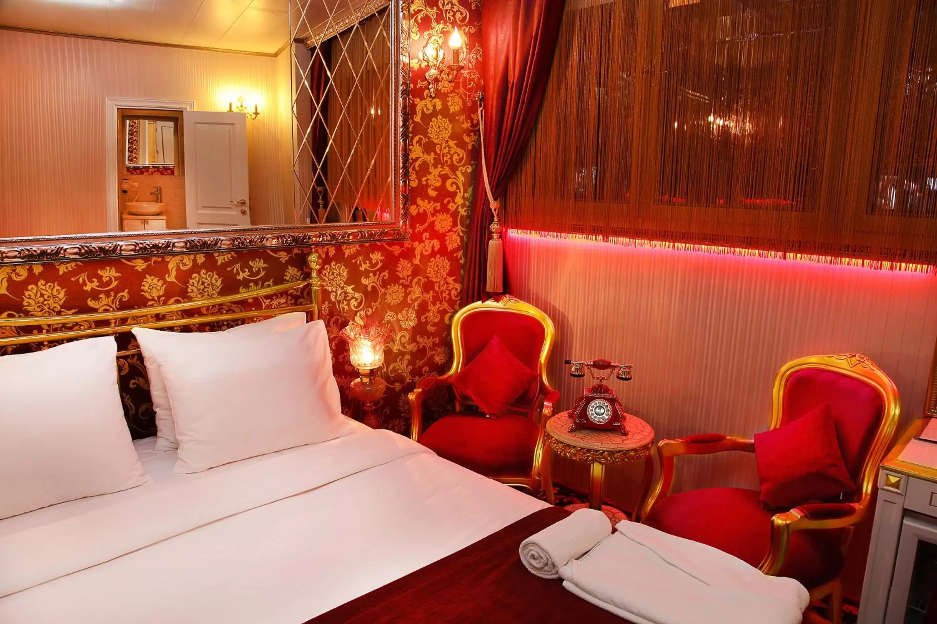 Bed in Sultan Tughra Hotel