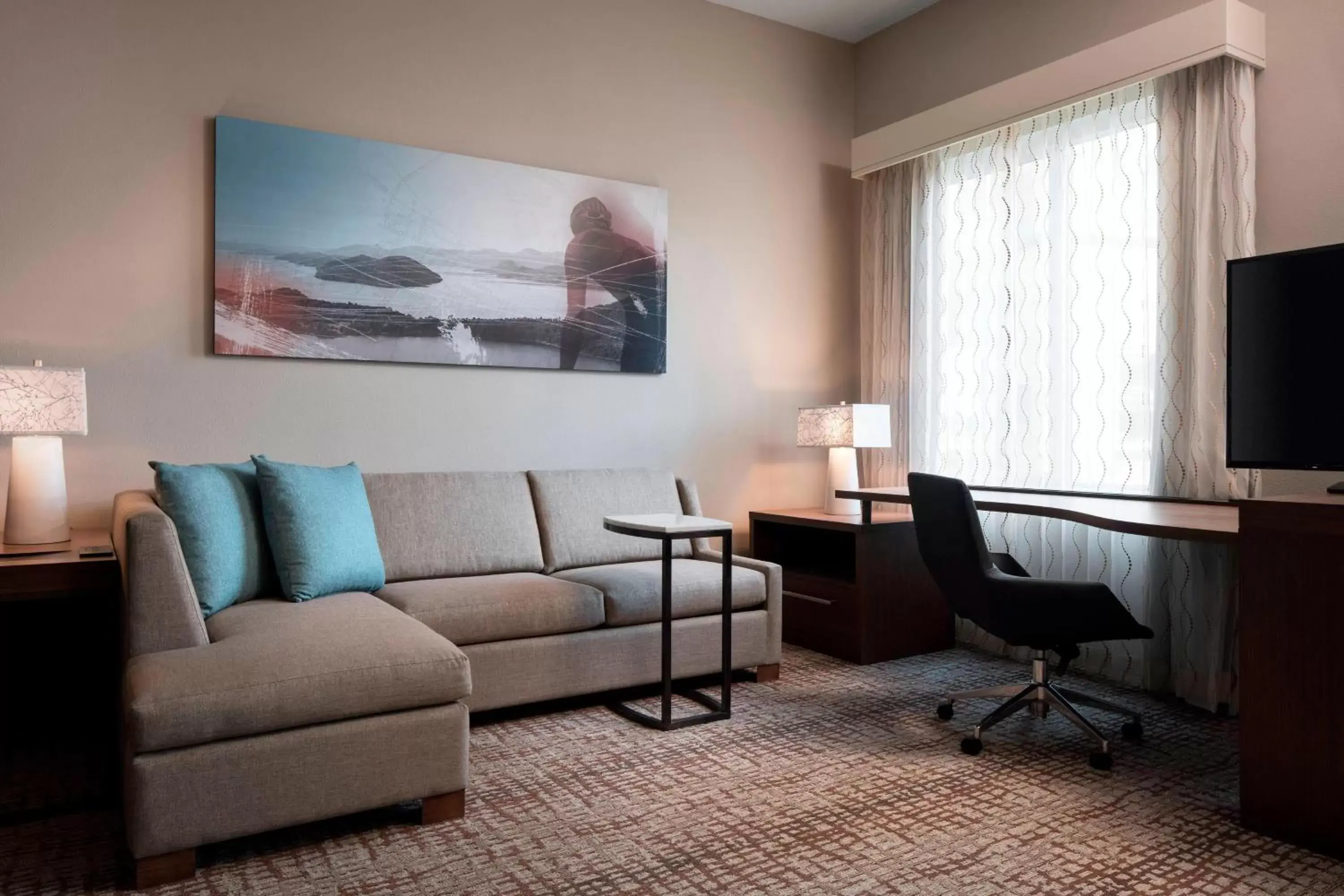 Living room, Seating Area in Residence Inn by Marriott Redwood City San Carlos