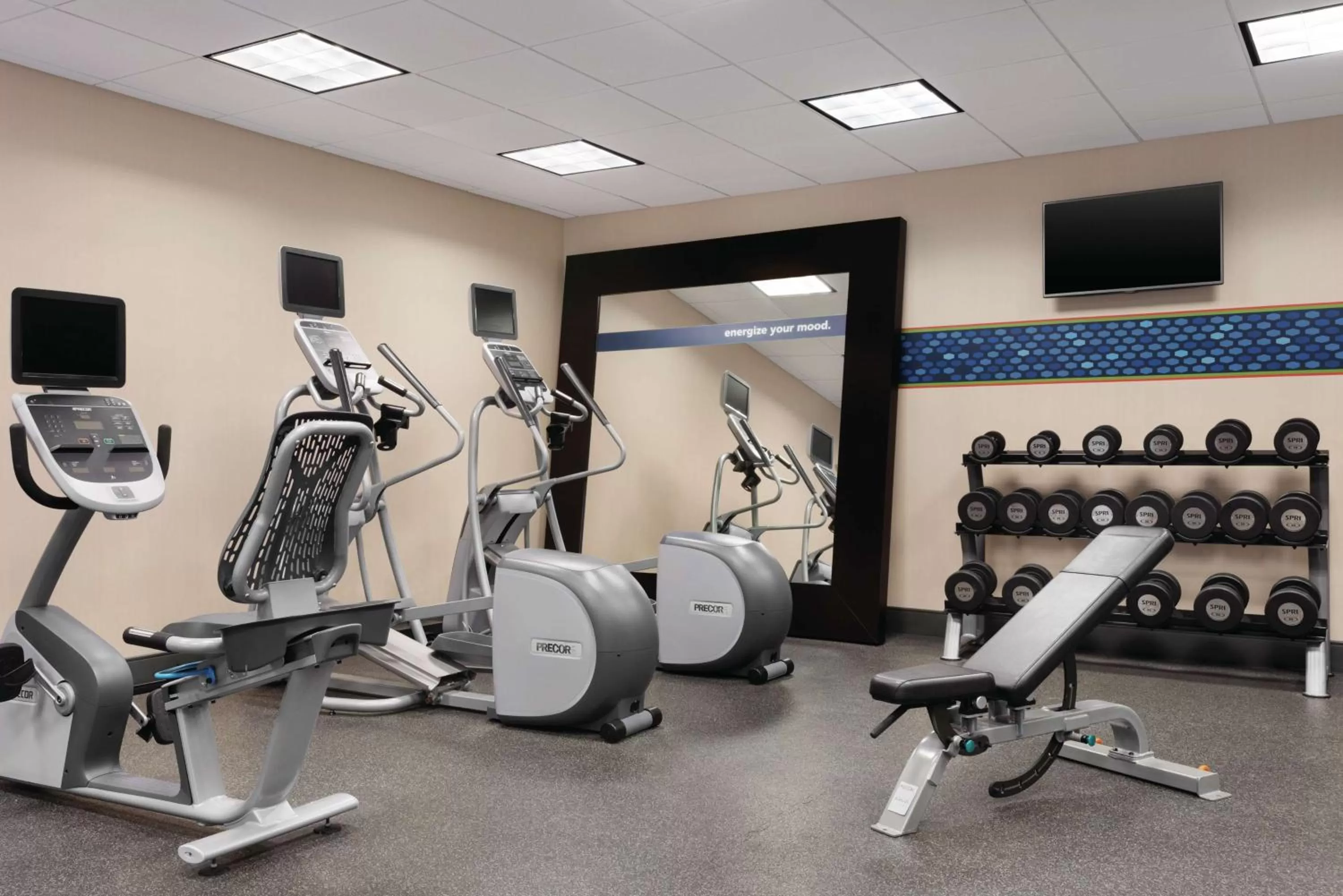 Fitness centre/facilities in Hampton Inn & Suites Mishawaka/South Bend at Heritage Square