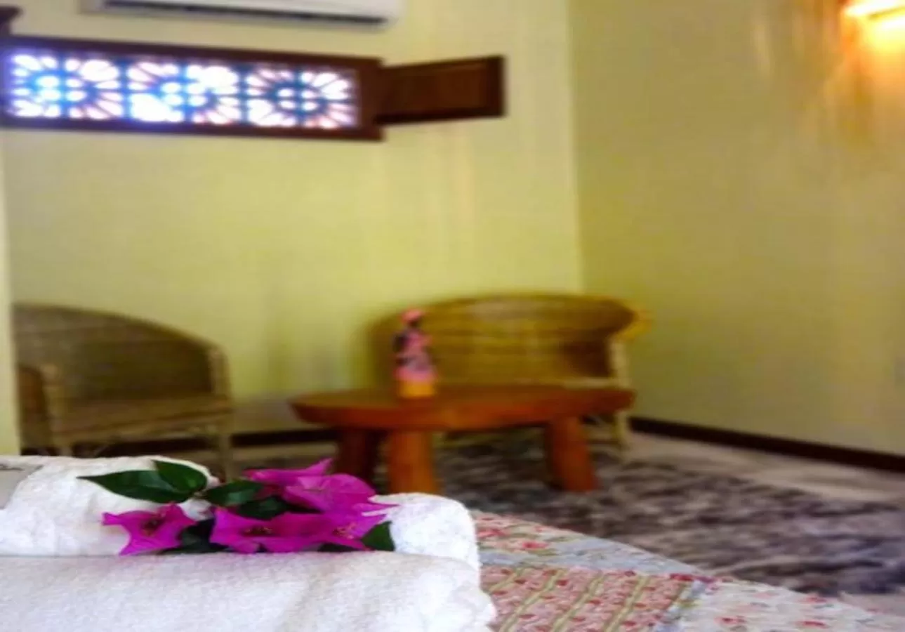 Seating area in Pousada do Sonho