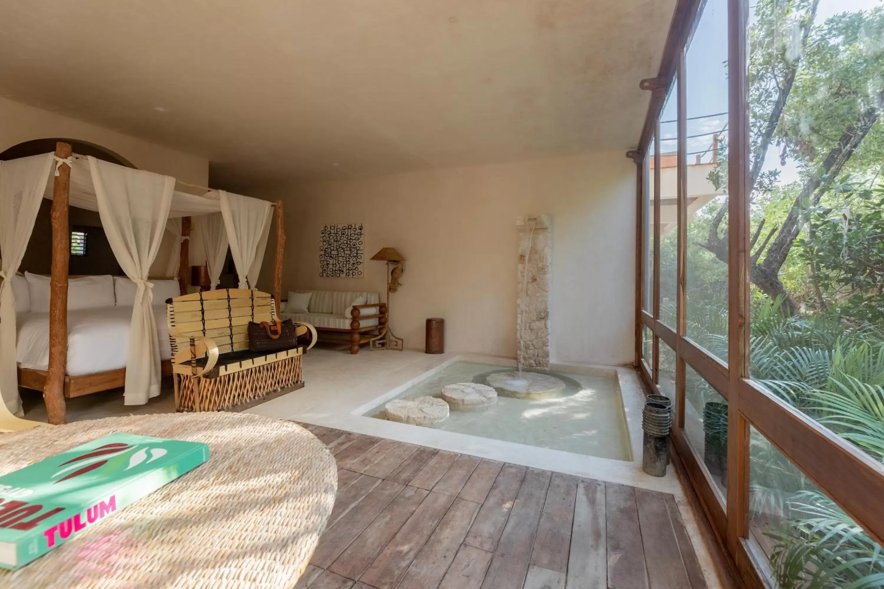 Bedroom in La Valise Tulum