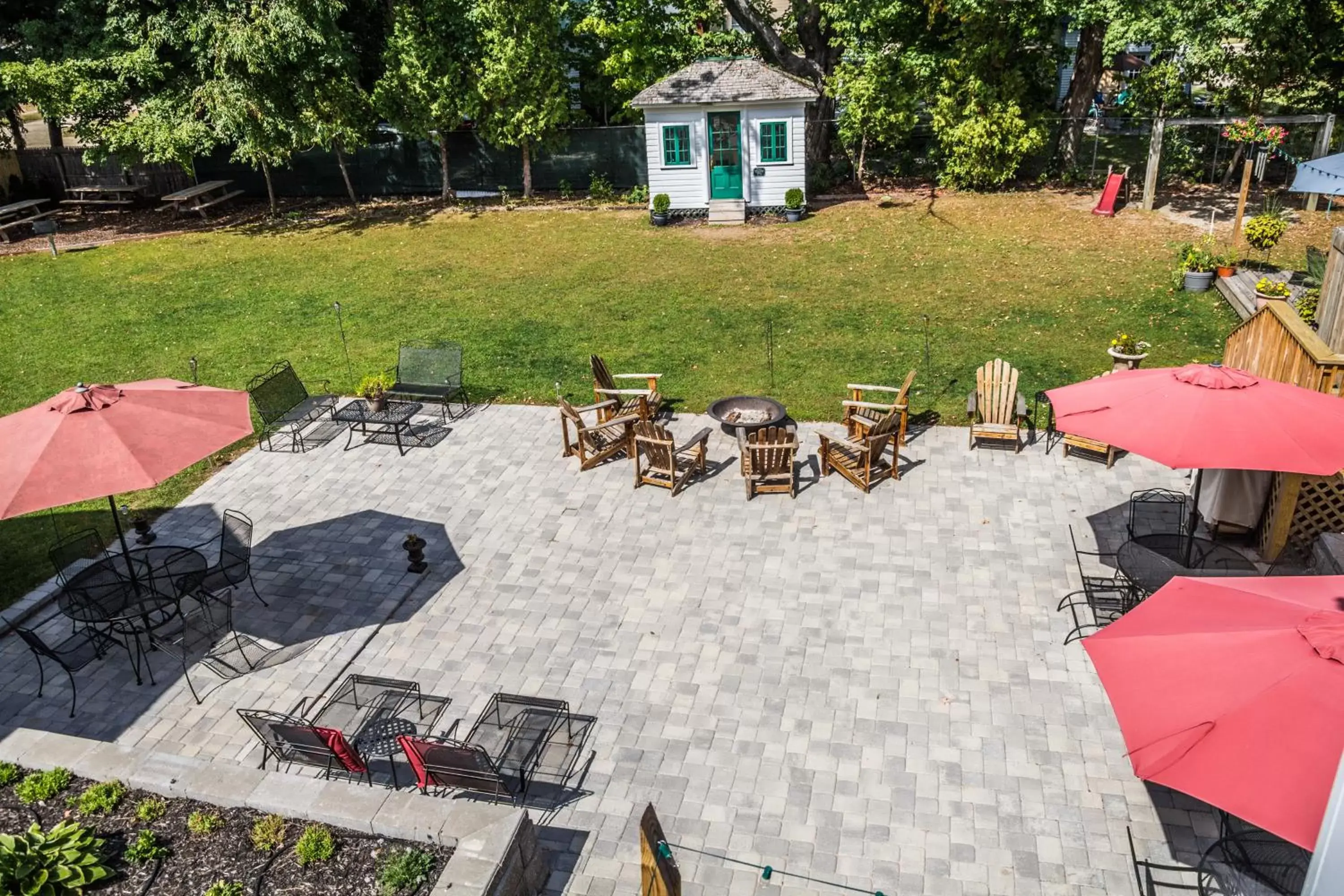 Patio in Cranmore Inn and Suites, a North Conway boutique hotel