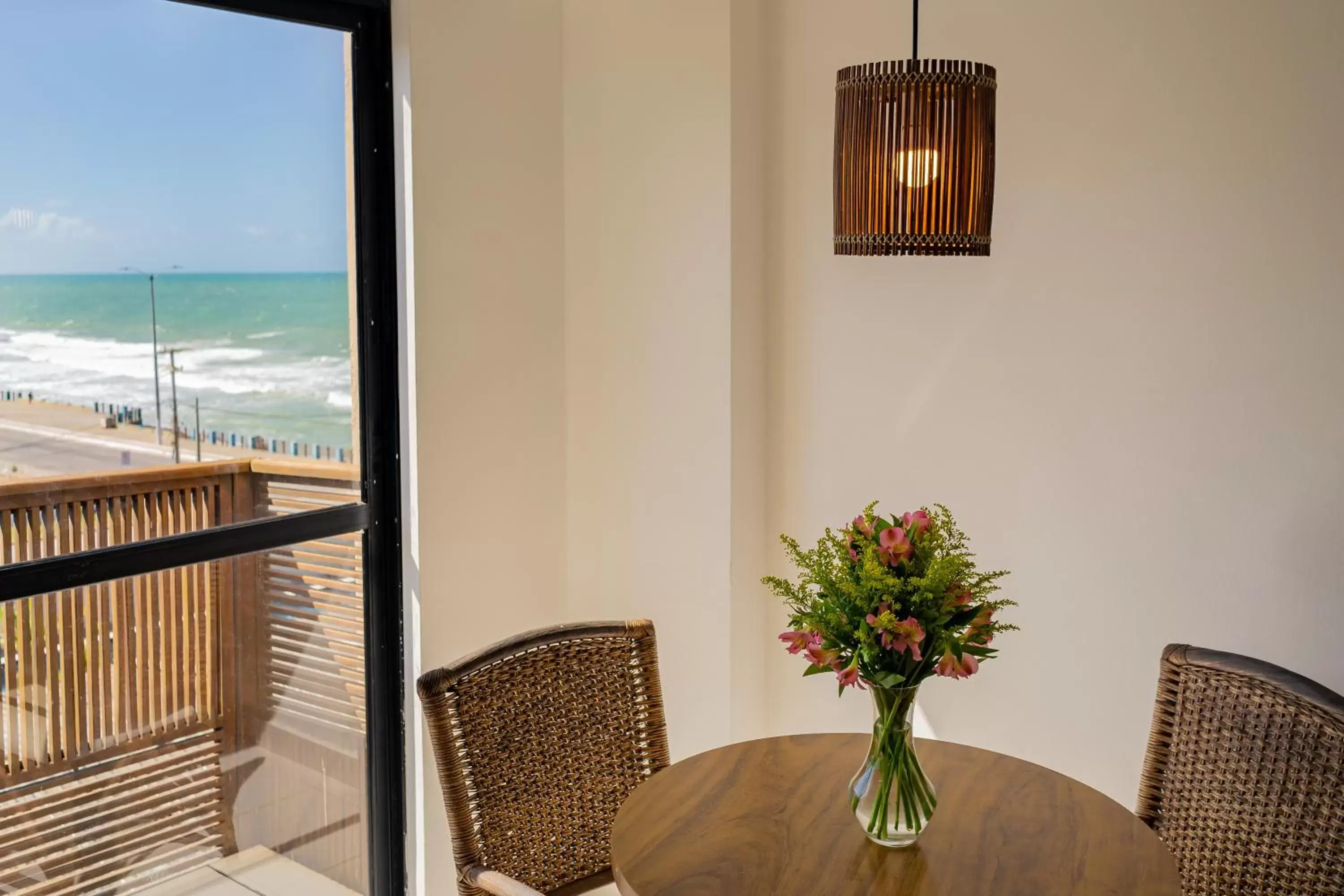 Dining area in Porto Suítes Natal Hotel