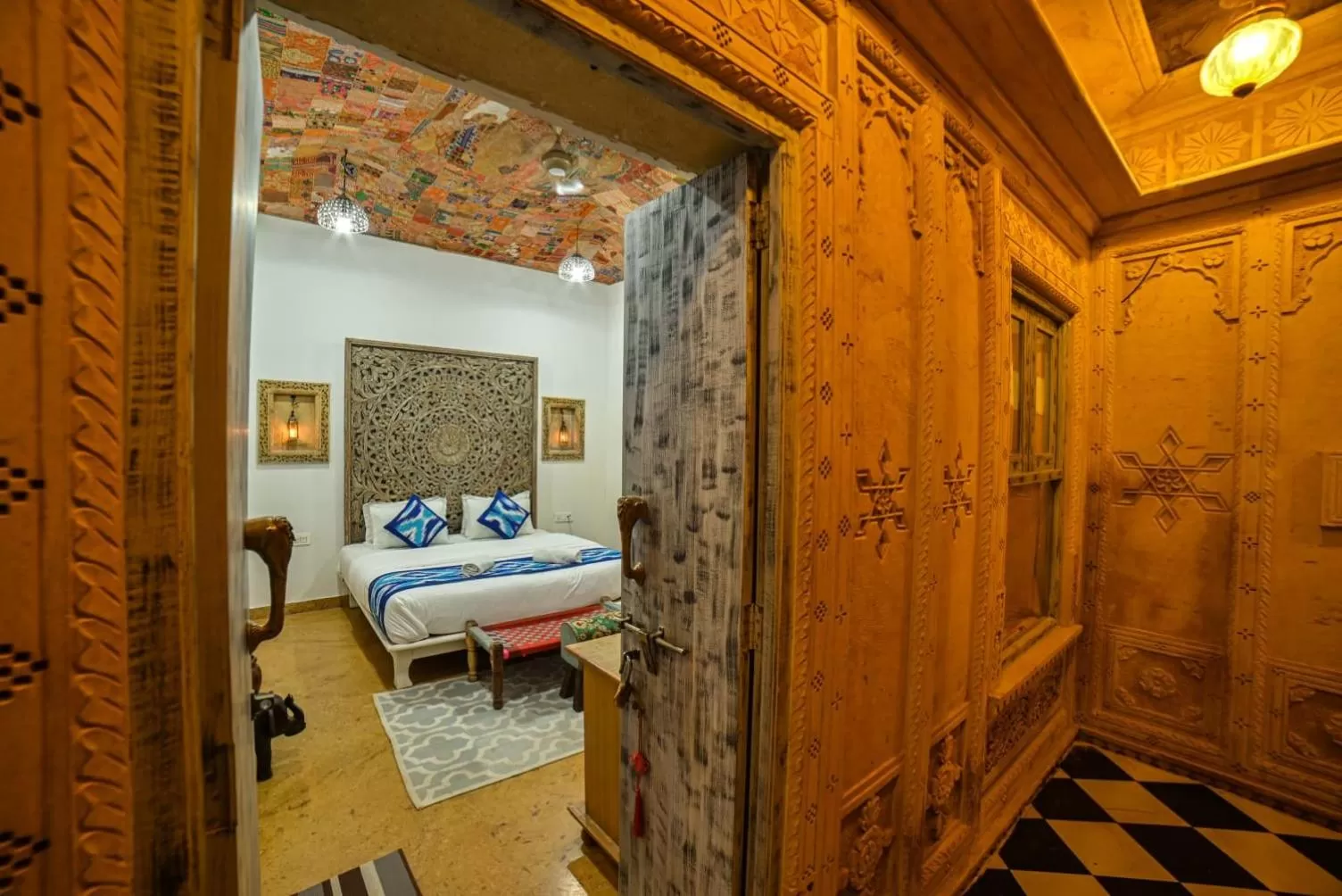 Bed in Garh Meera - A Sensational Boutique Hotel