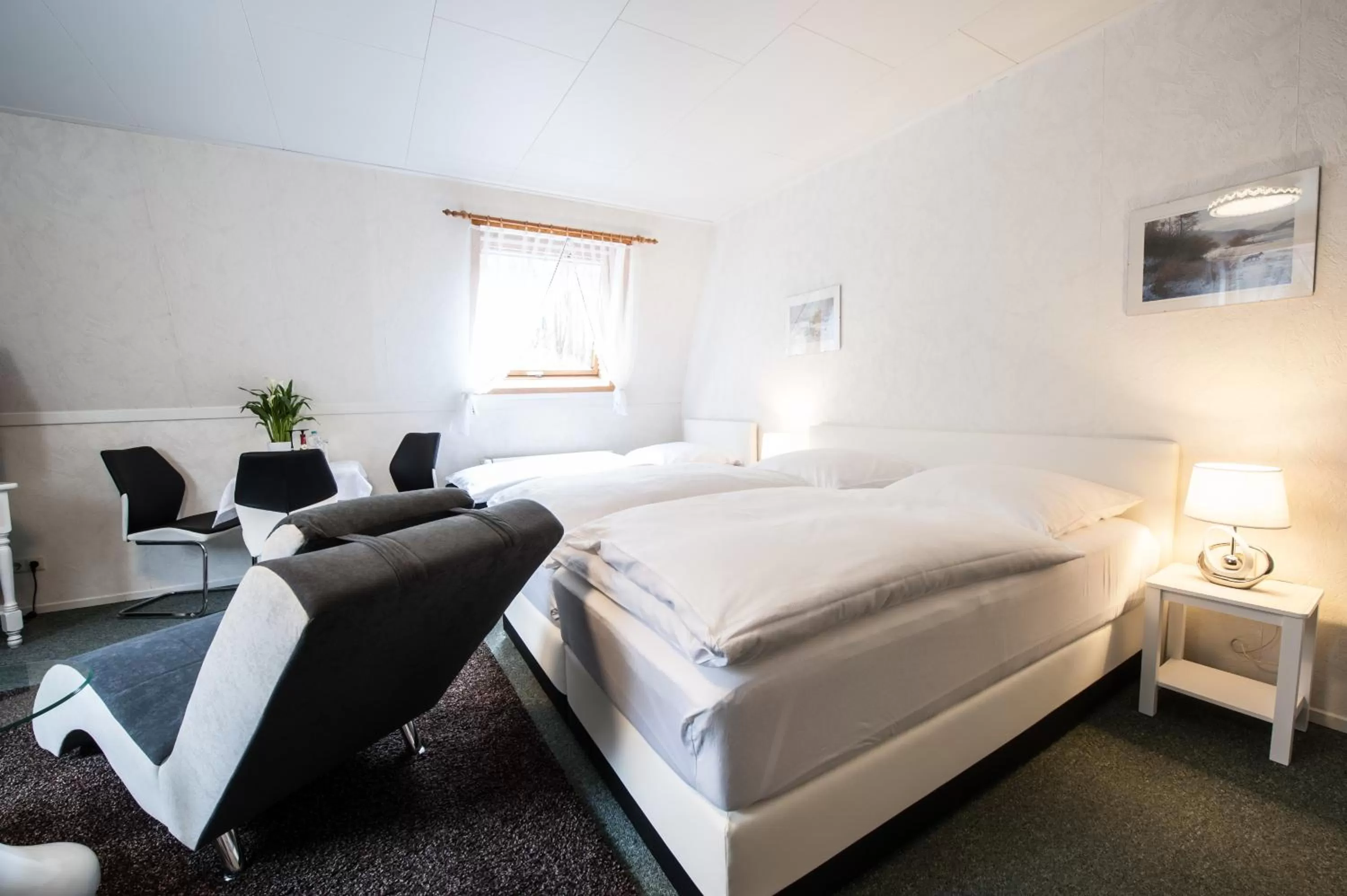 Photo of the whole room, Bed in Hotel Forsthaus Sellin