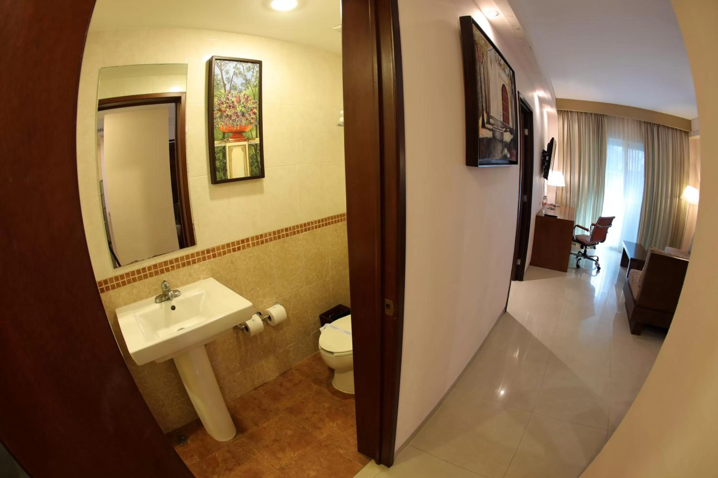 Bathroom in Wyndham Merida