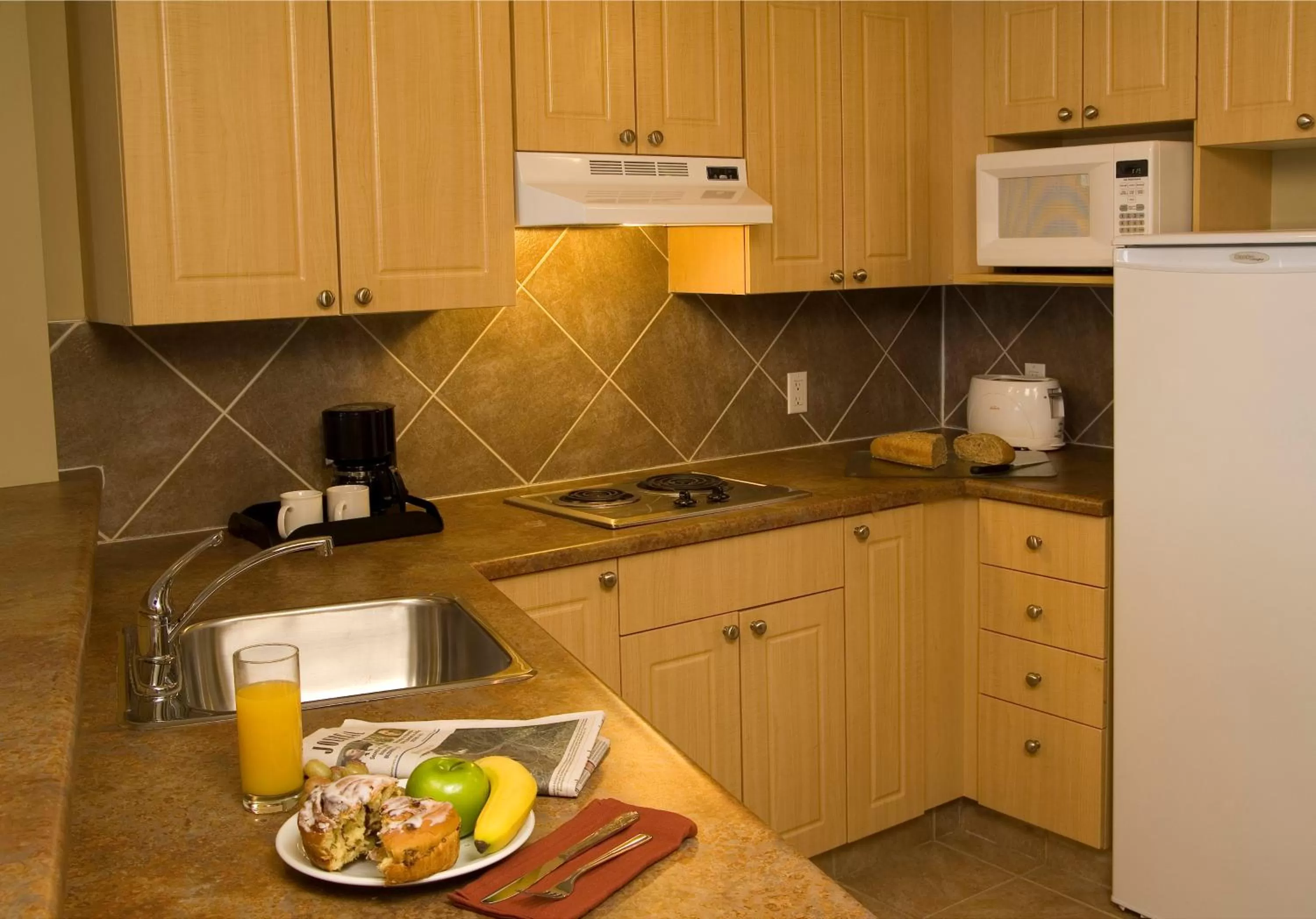 Kitchen or kitchenette in Clearwater Hotel Ltd