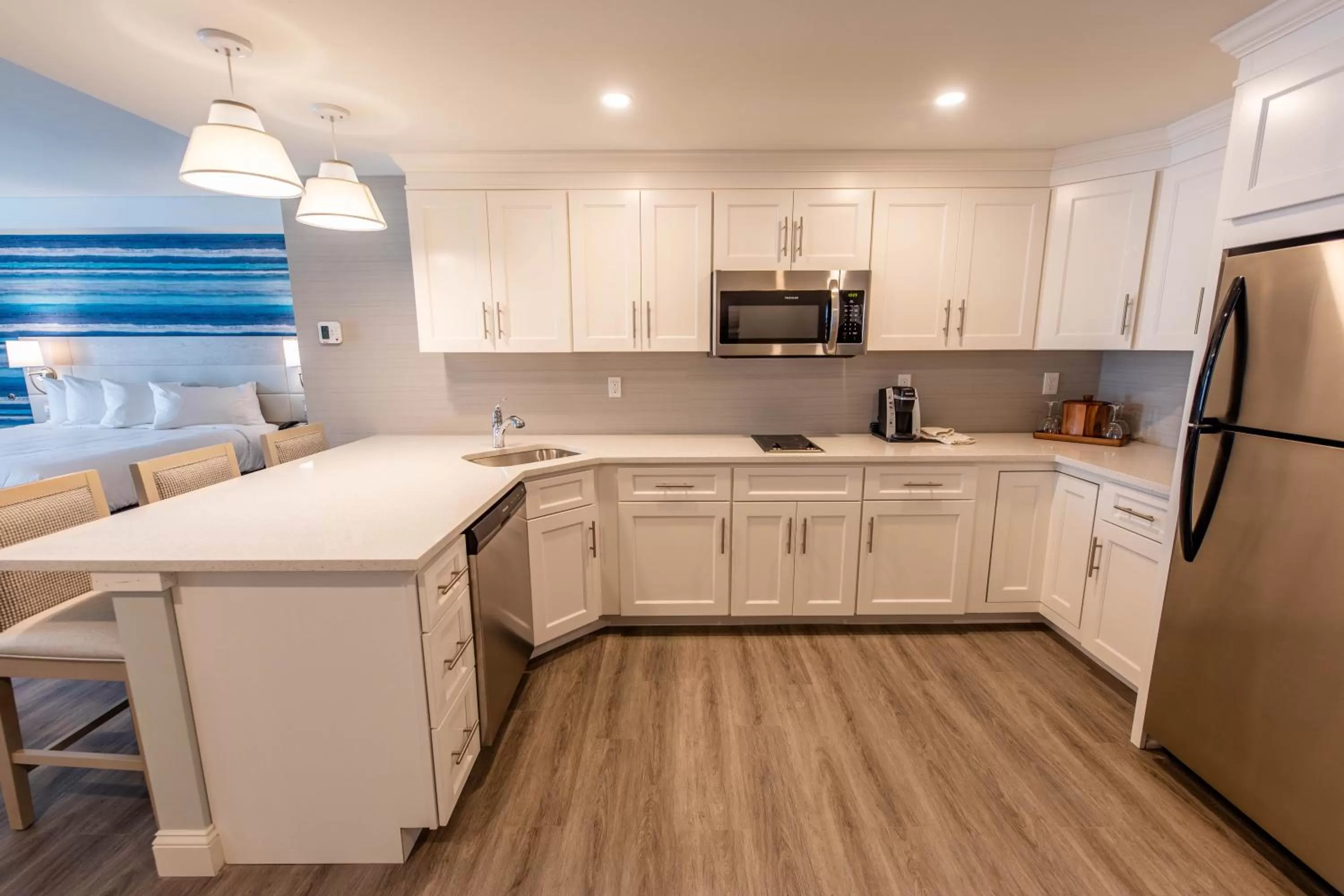 Kitchen or kitchenette in Hotel LBI