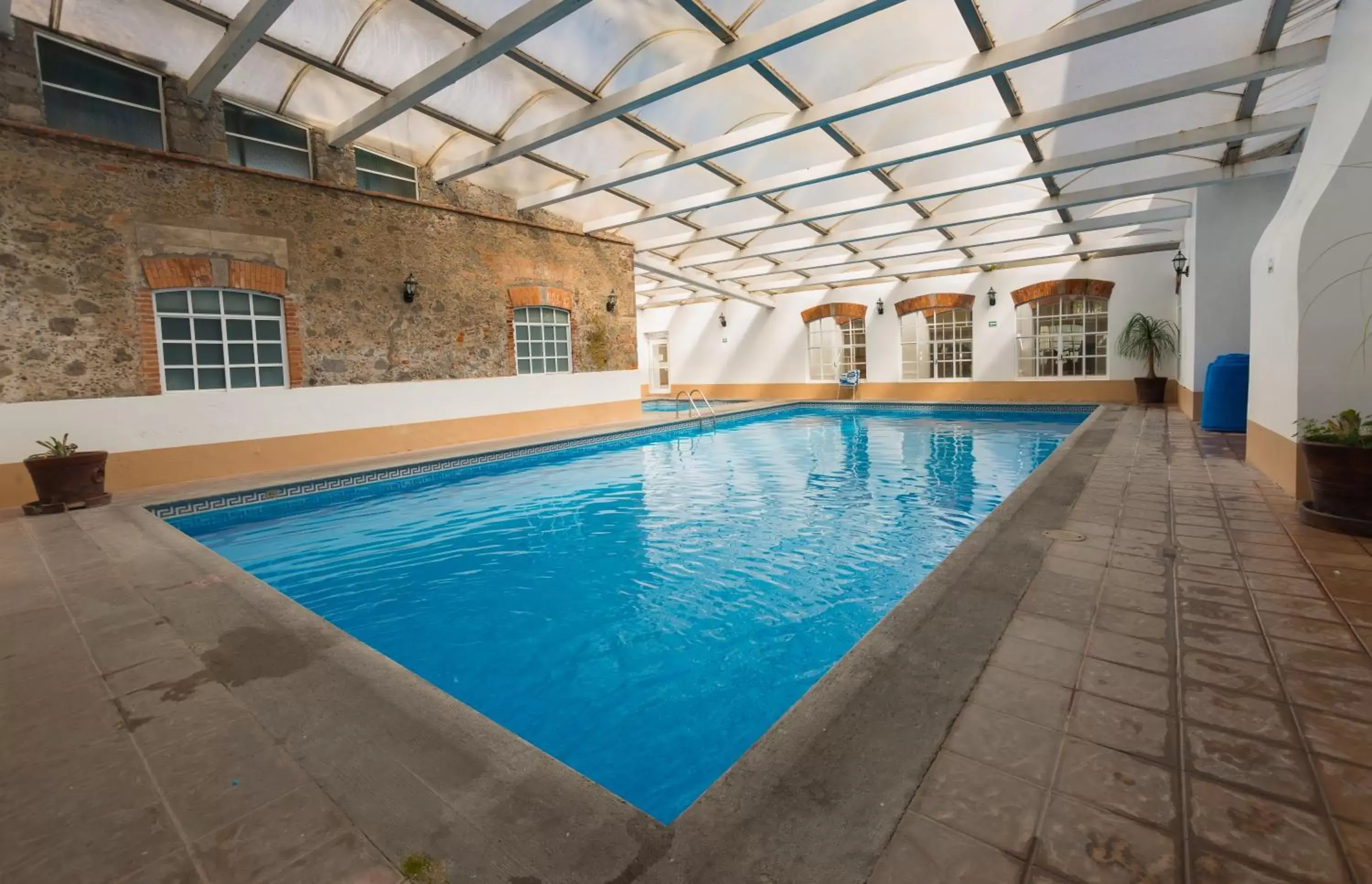 Swimming Pool in Hacienda Soltepec Suites Campo de Golf