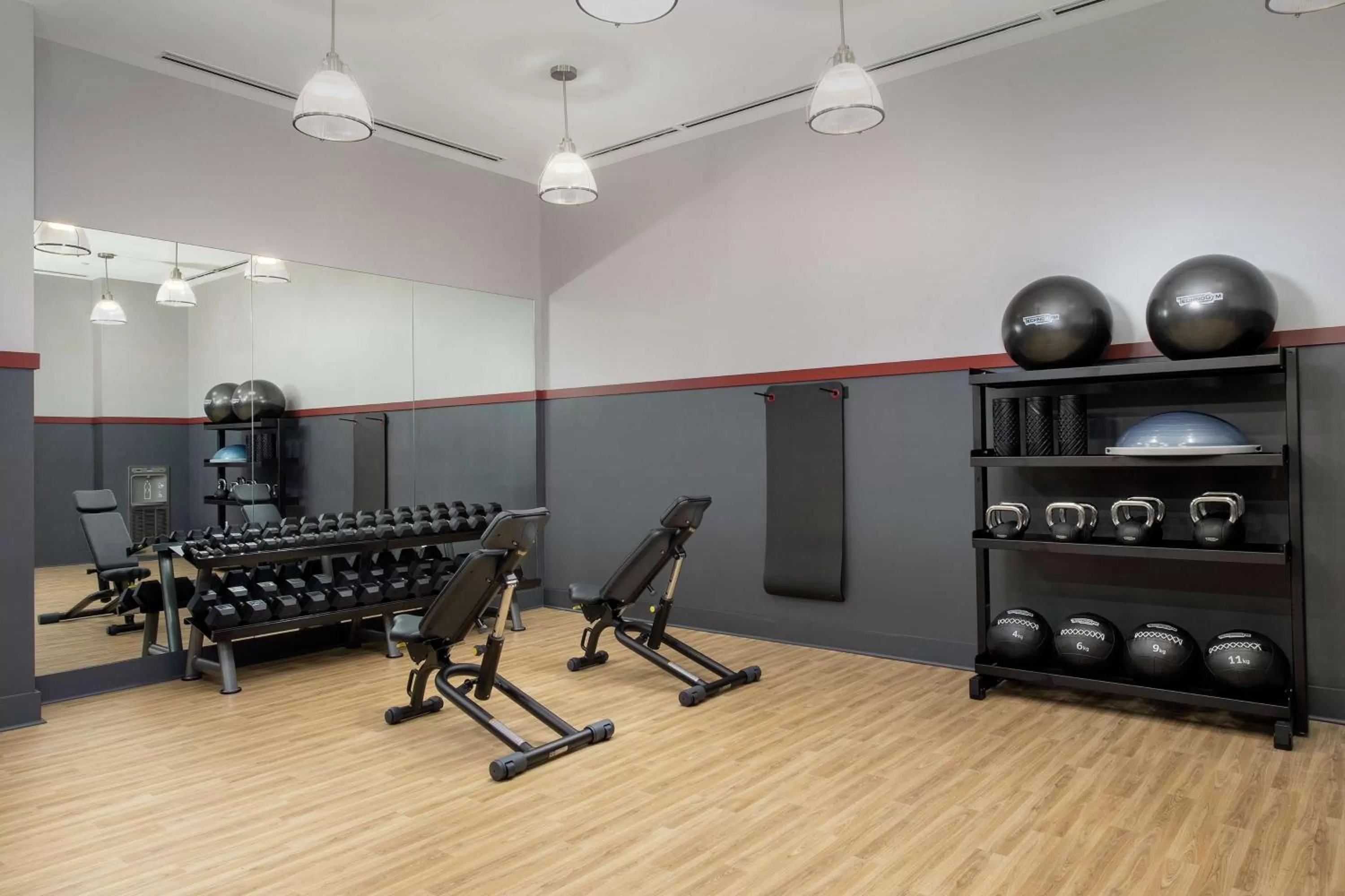 Fitness centre/facilities in Canopy By Hilton Ithaca Downtown