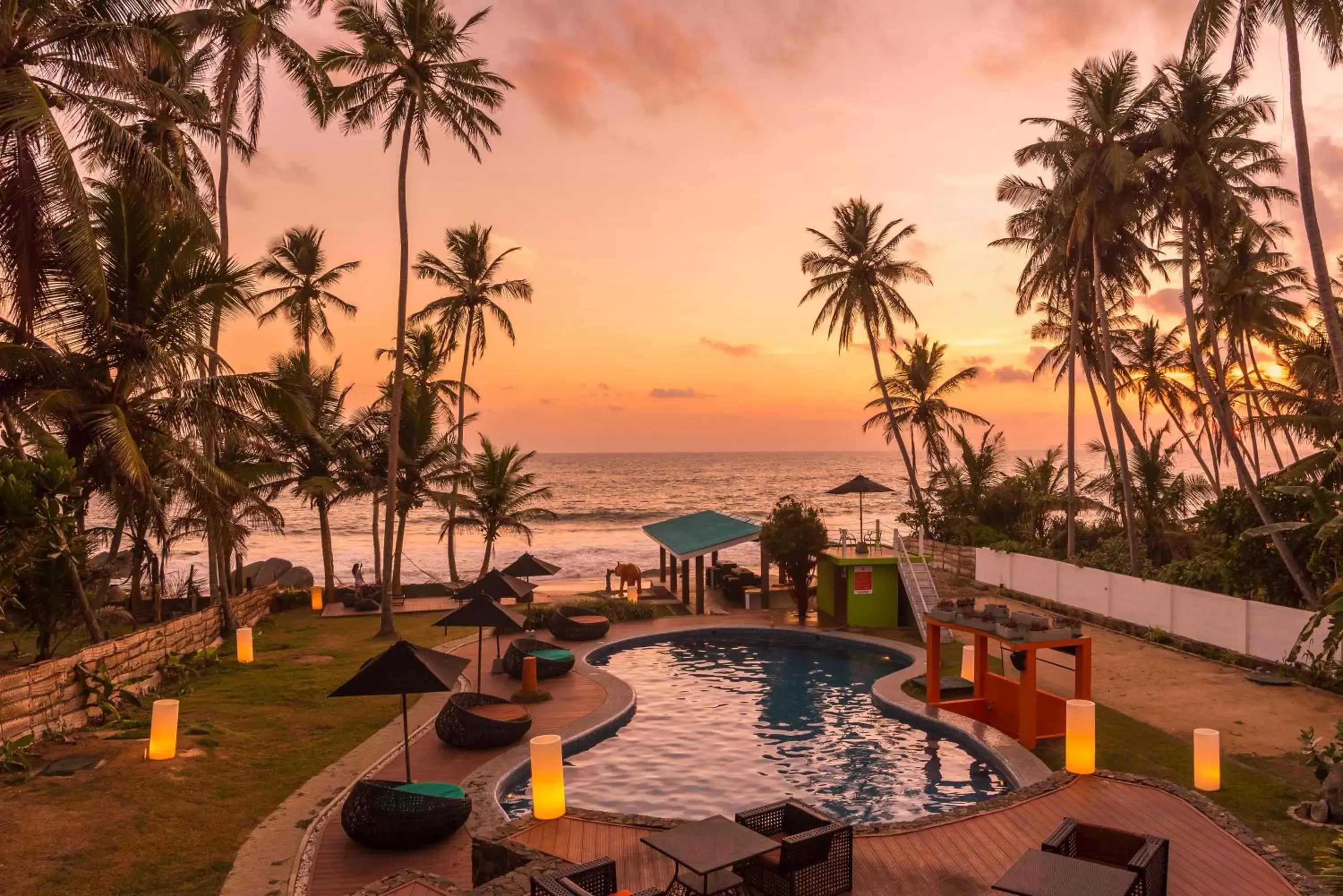 Swimming pool in Hotel J Ambalangoda Swimming pool in Hotel J Ambalangoda