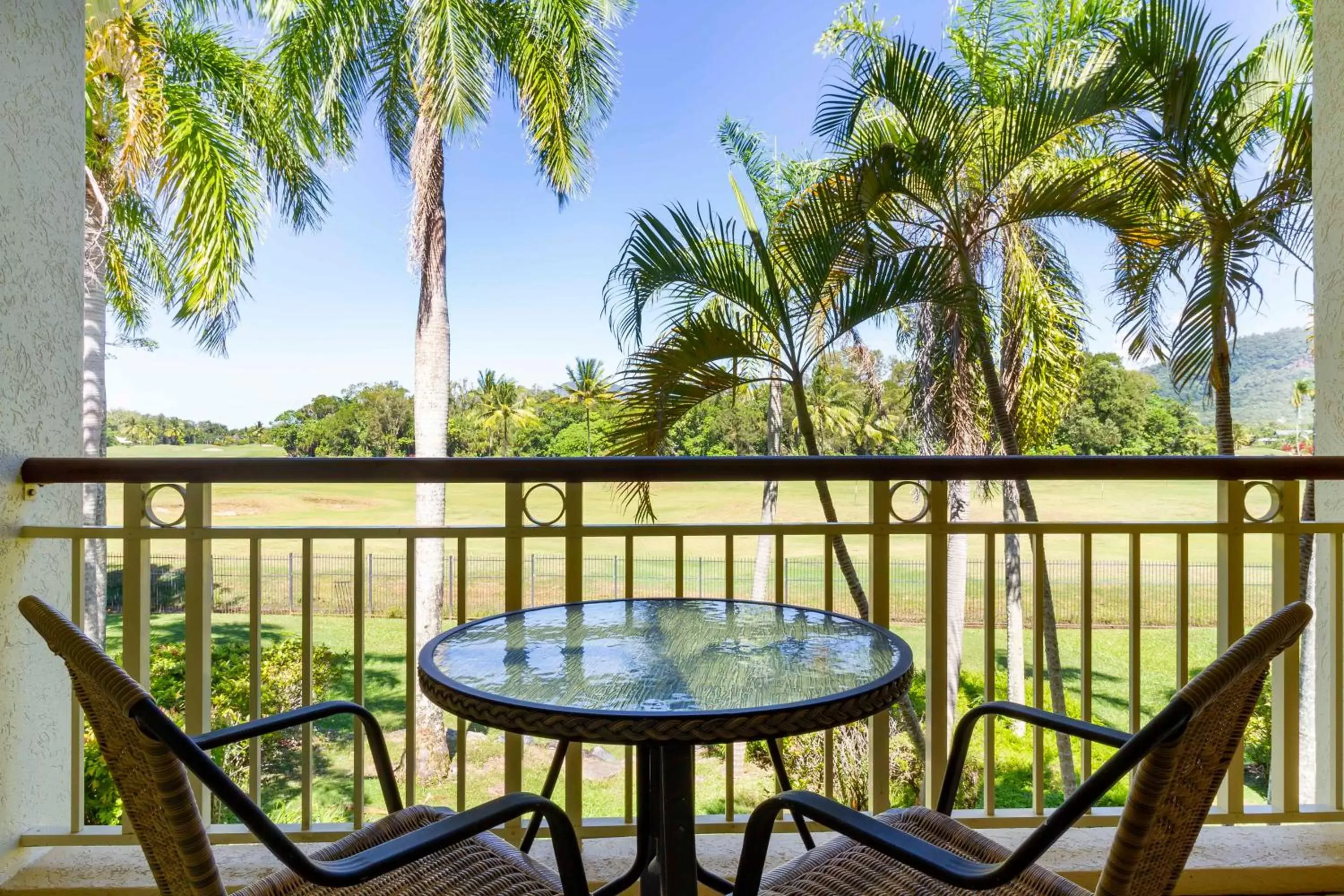 Patio in Paradise Links Resort Port Douglas