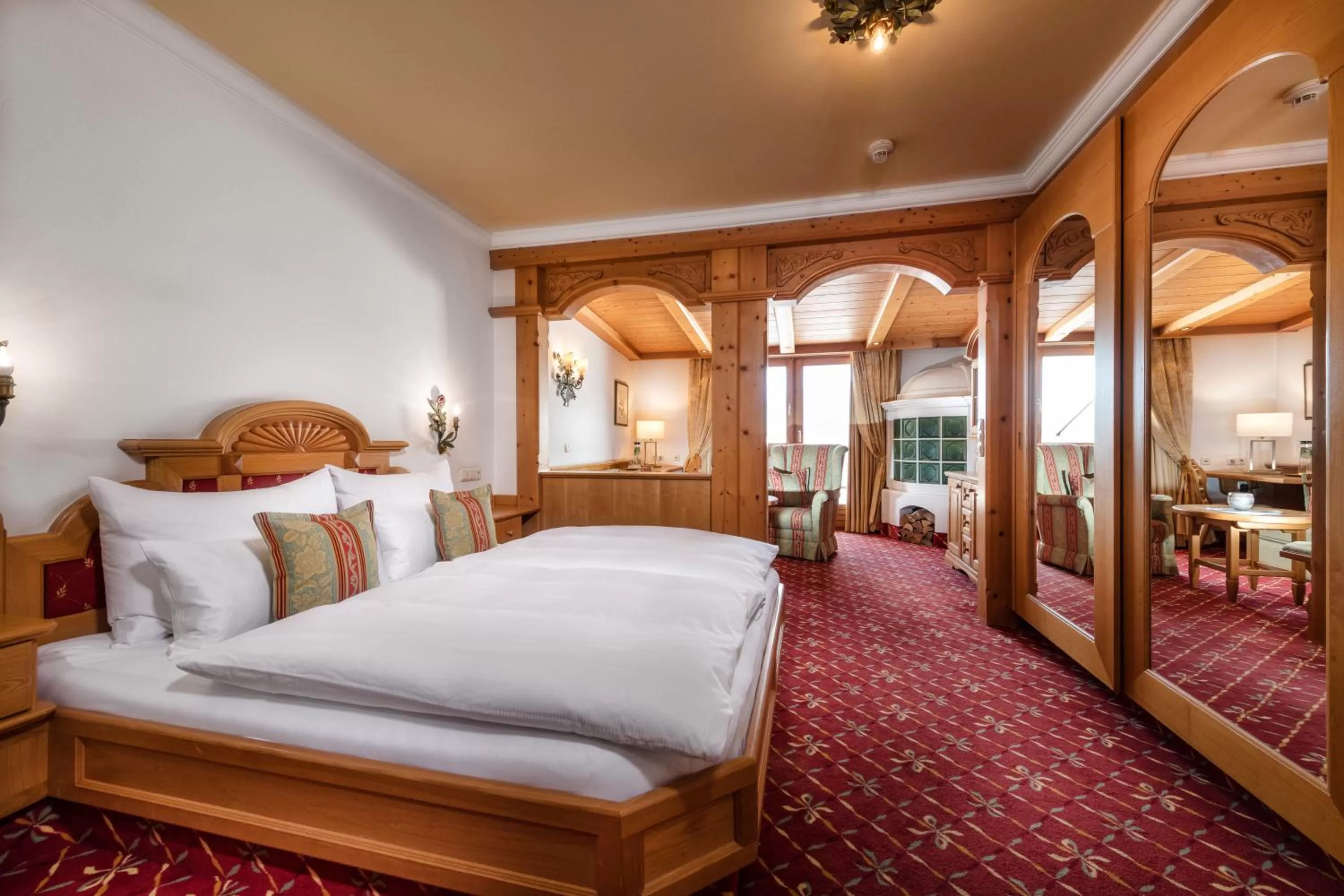 Photo of the whole room, Bed in Alpines Lifestyle Hotel Tannenhof