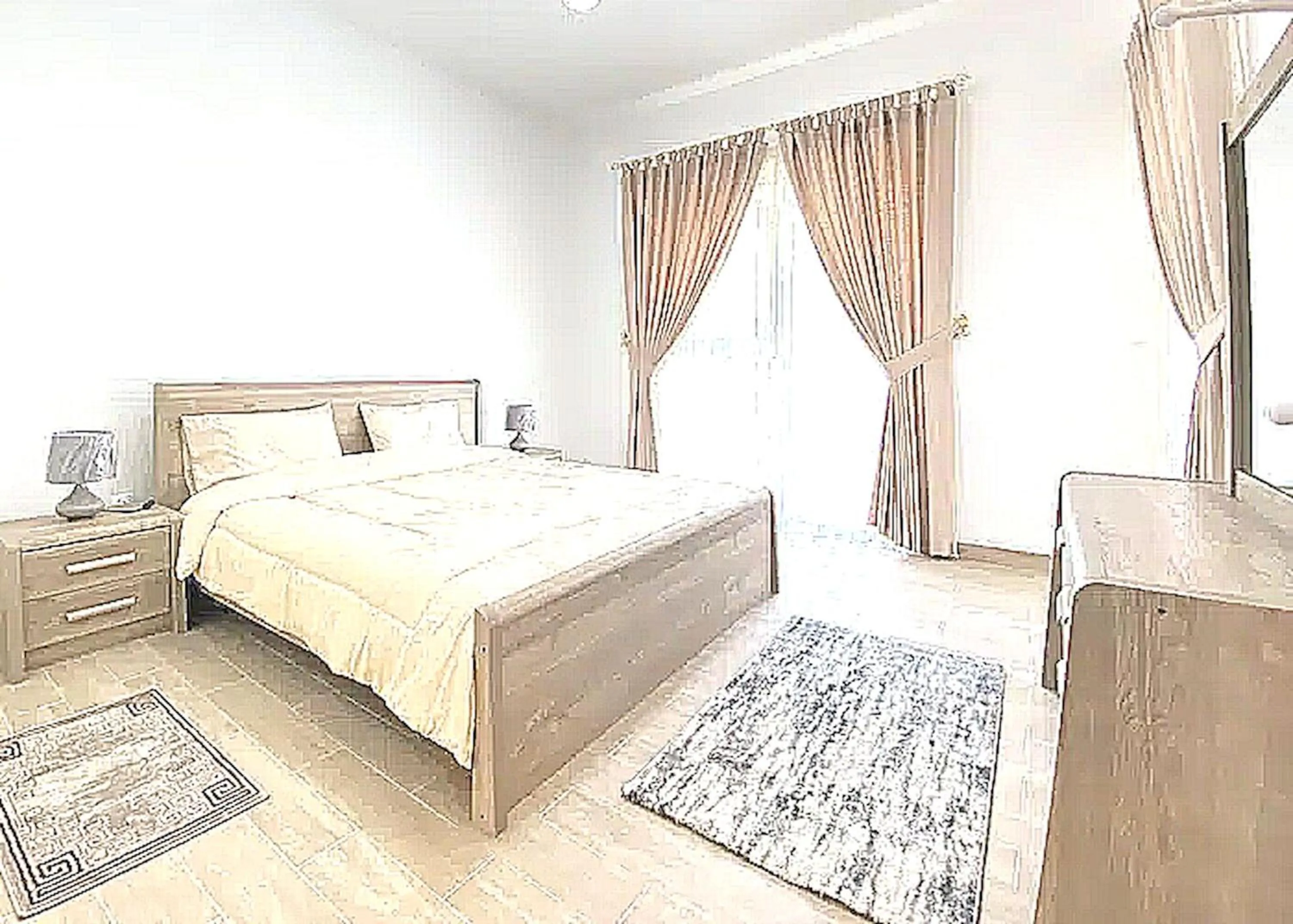 Photo of the whole room in Super OYO 928 Home 436 Binghatti Mirage - 1Br, Jvc