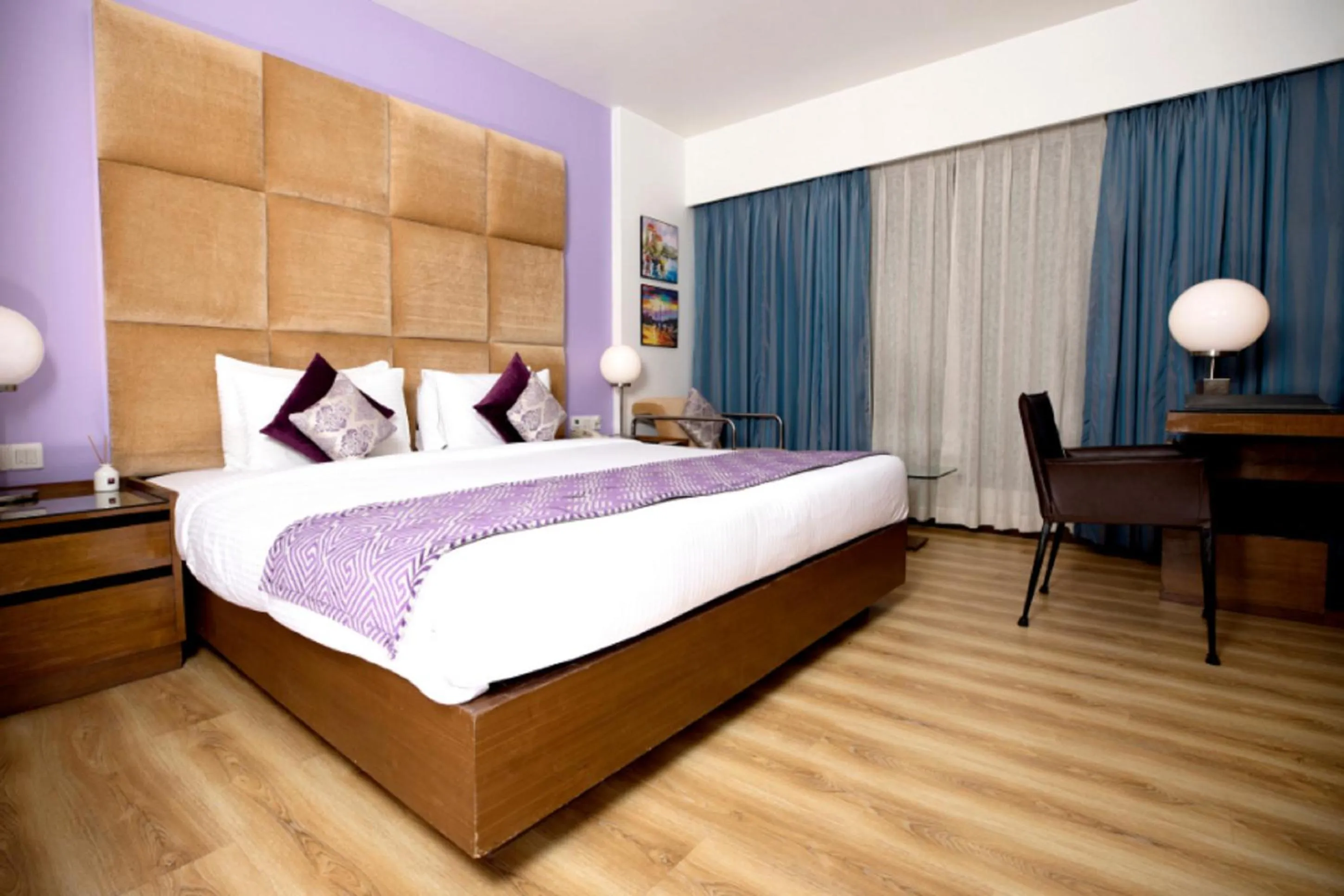 Bedroom, Bed in Yogi Executive, Navi Mumbai