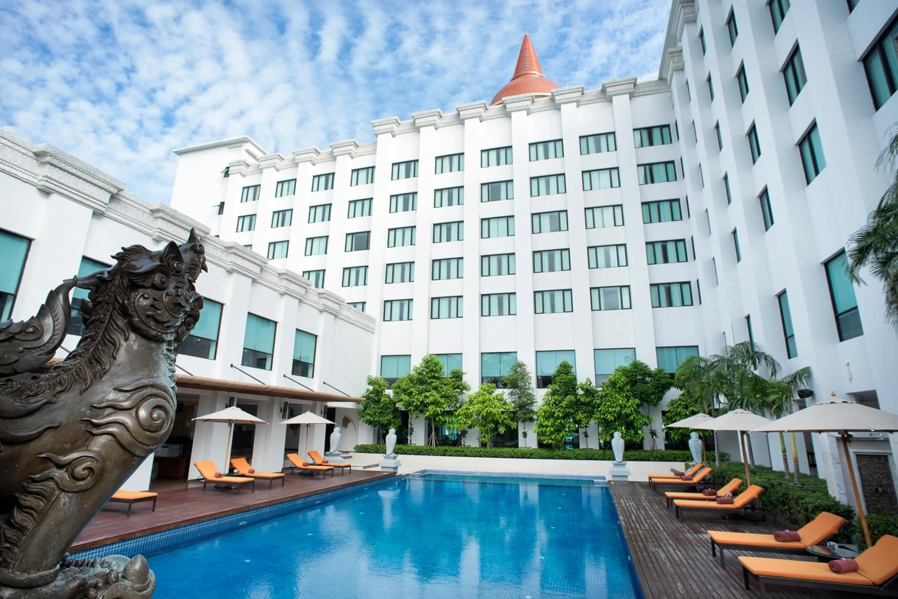 Deluxe Double or Twin Room with Pool View in Mida Grande Hotel Dhavaravati Nakhon Pathom