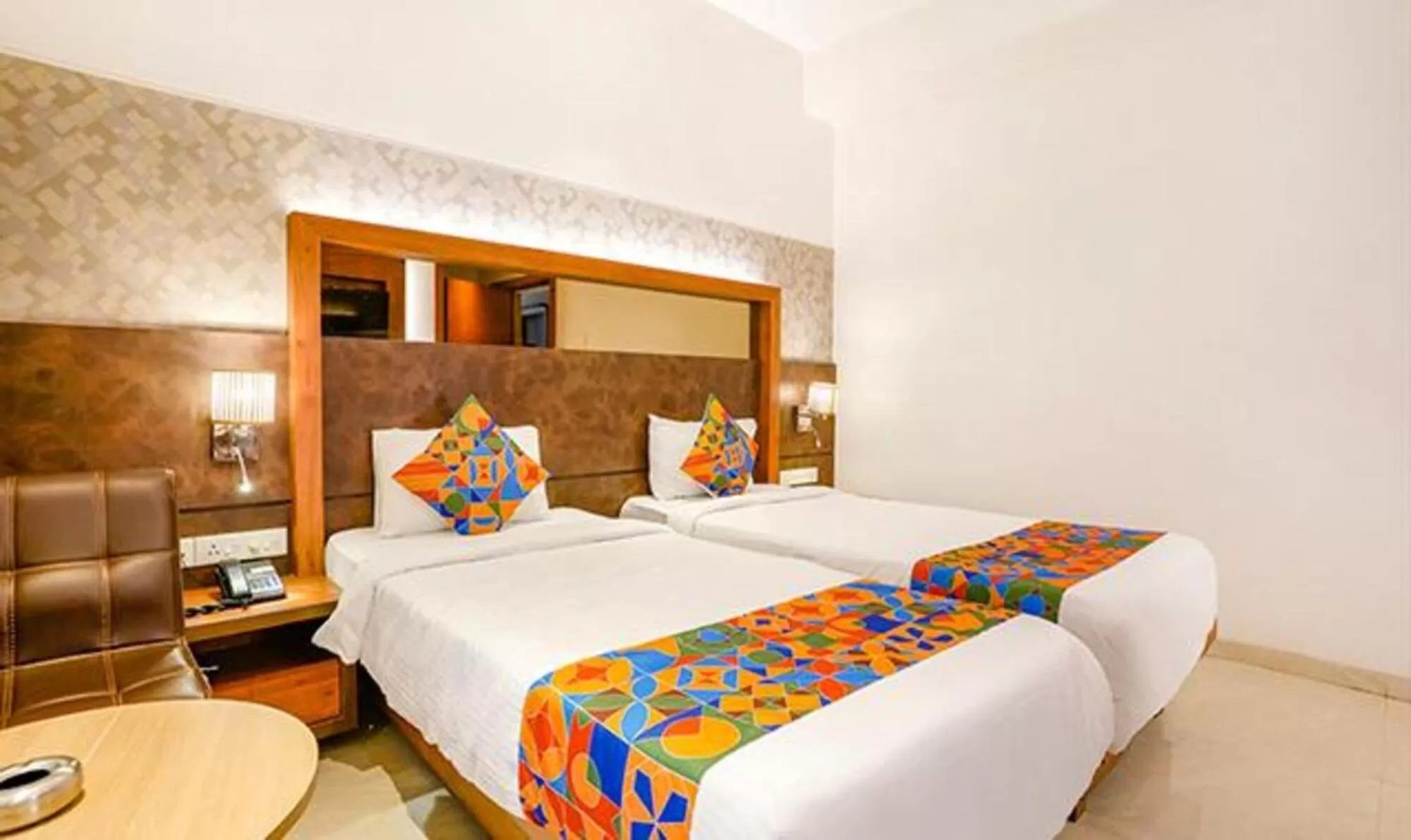 Photo of the whole room, Bed in SriKrishna Paradise Hotel Thane Navi Mumbai