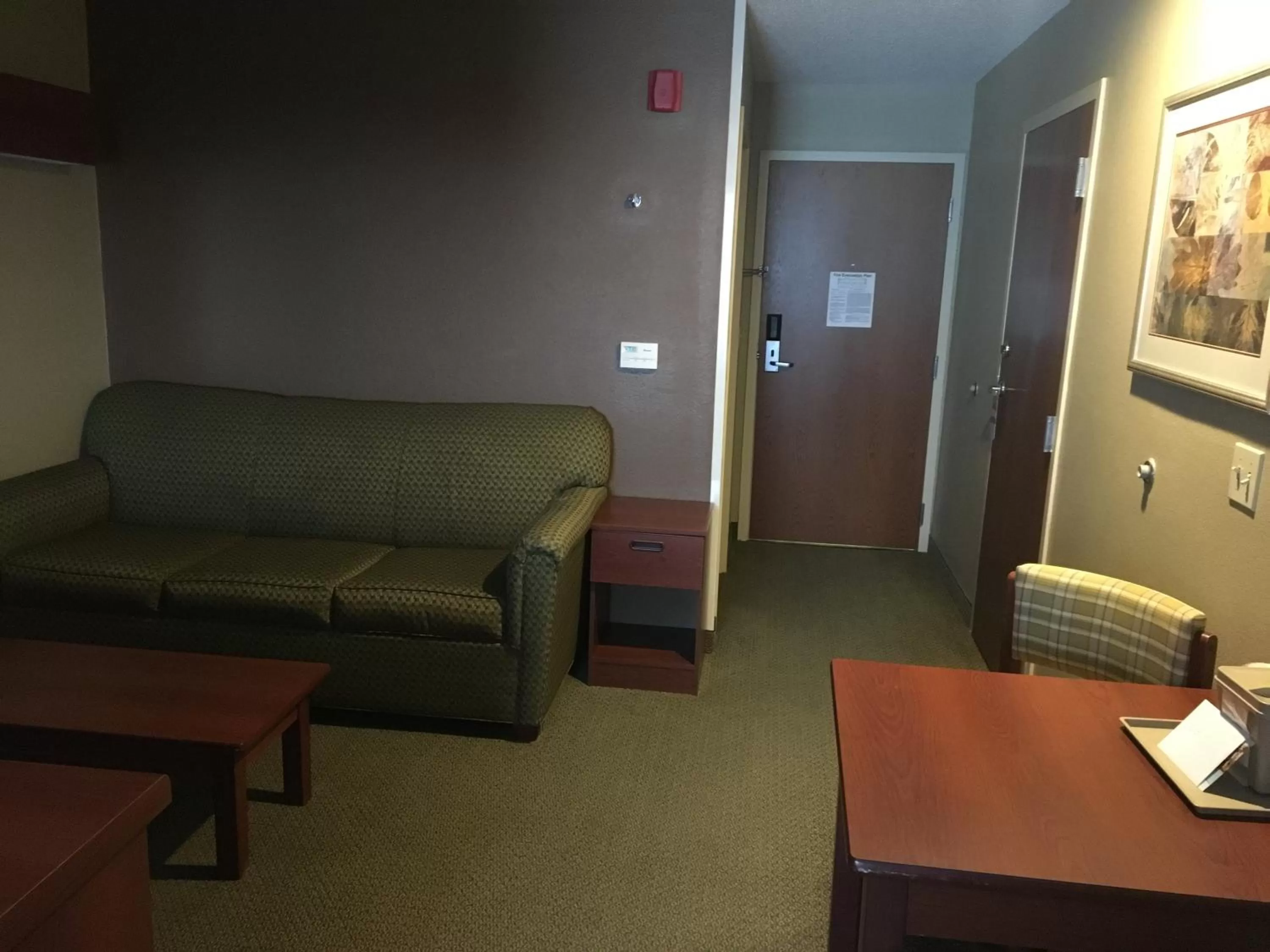 Seating area in Microtel Inn & Suites by Wyndham Dover New Hampshire