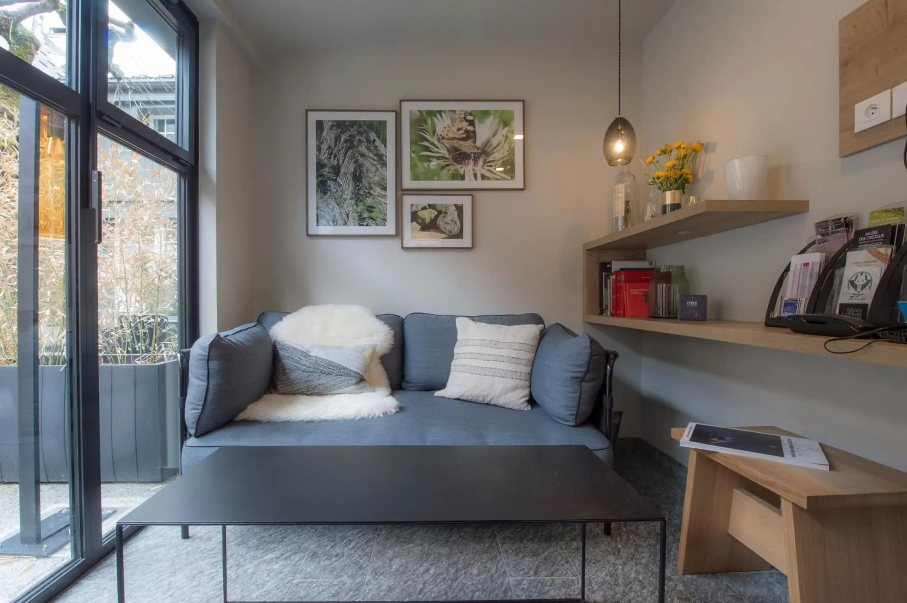 Communal lounge/ TV room in Le Génépy - Appart'hôtel de Charme