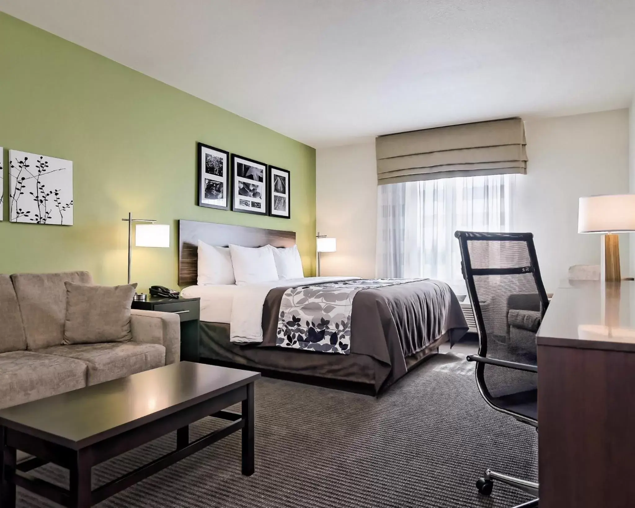 Bedroom, Room Photo in Sleep Inn & Suites - Fort Scott