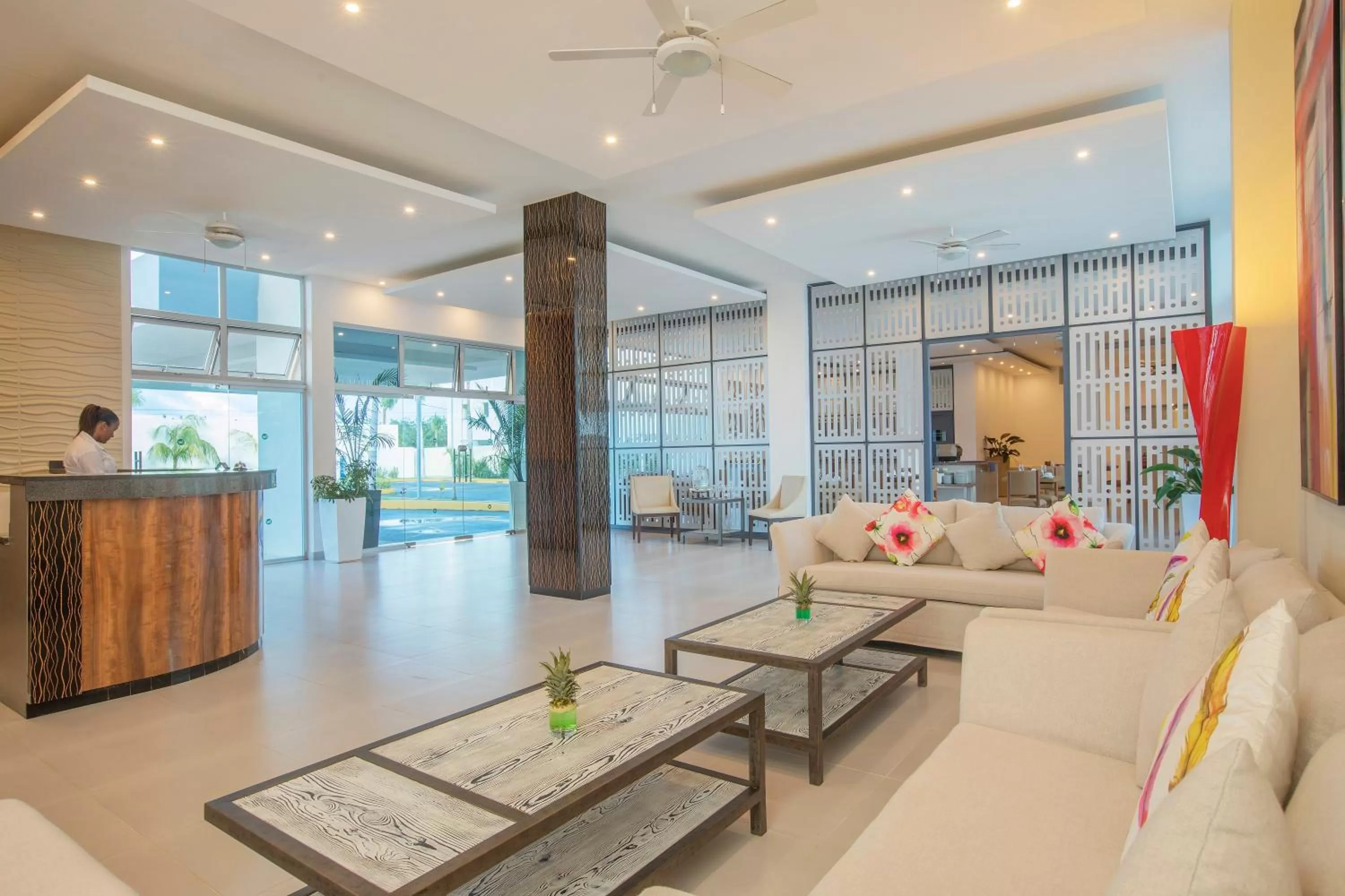 Lobby or reception in Hotel whala!urban punta cana