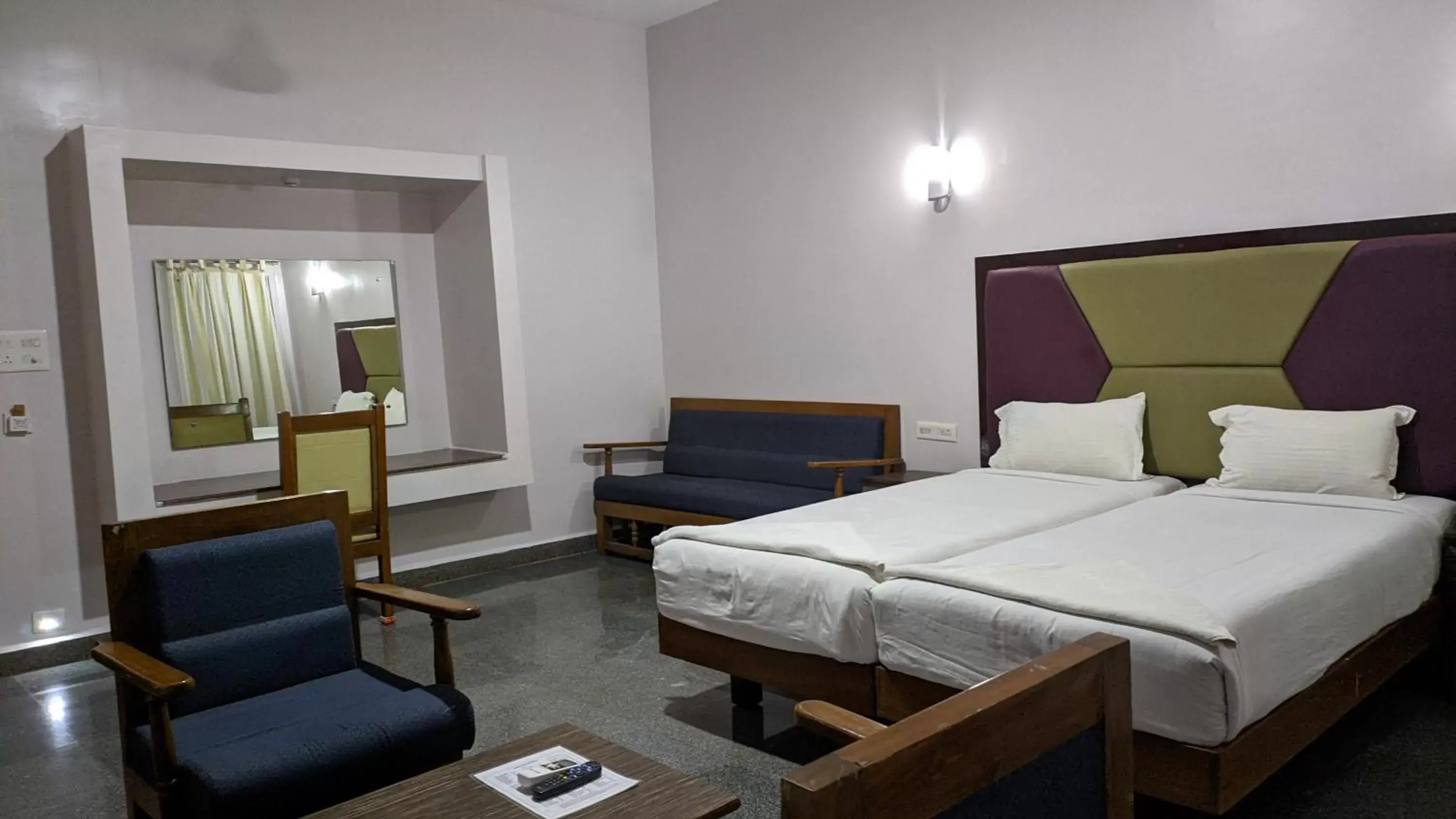 Bedroom, Bed in Kanthi Resorts Badami