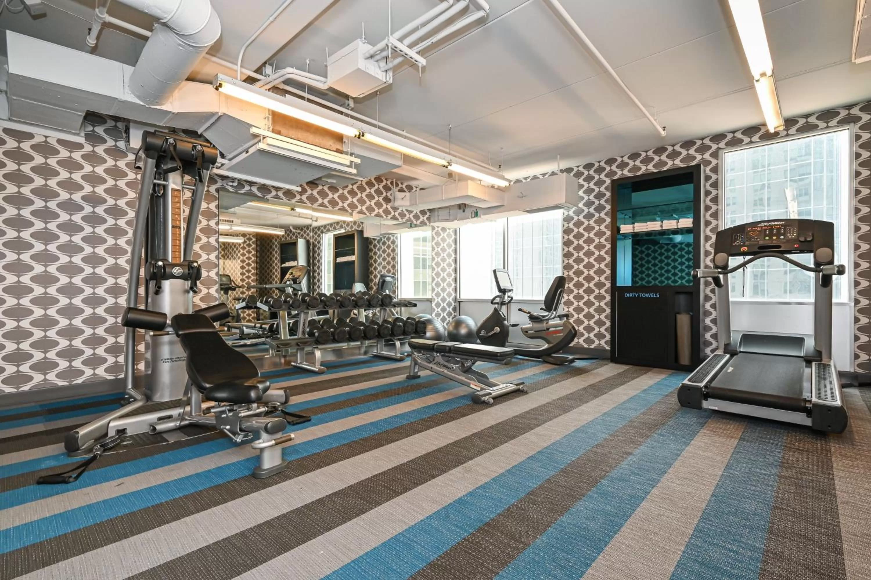 Fitness centre/facilities in Aloft Charlotte City Center