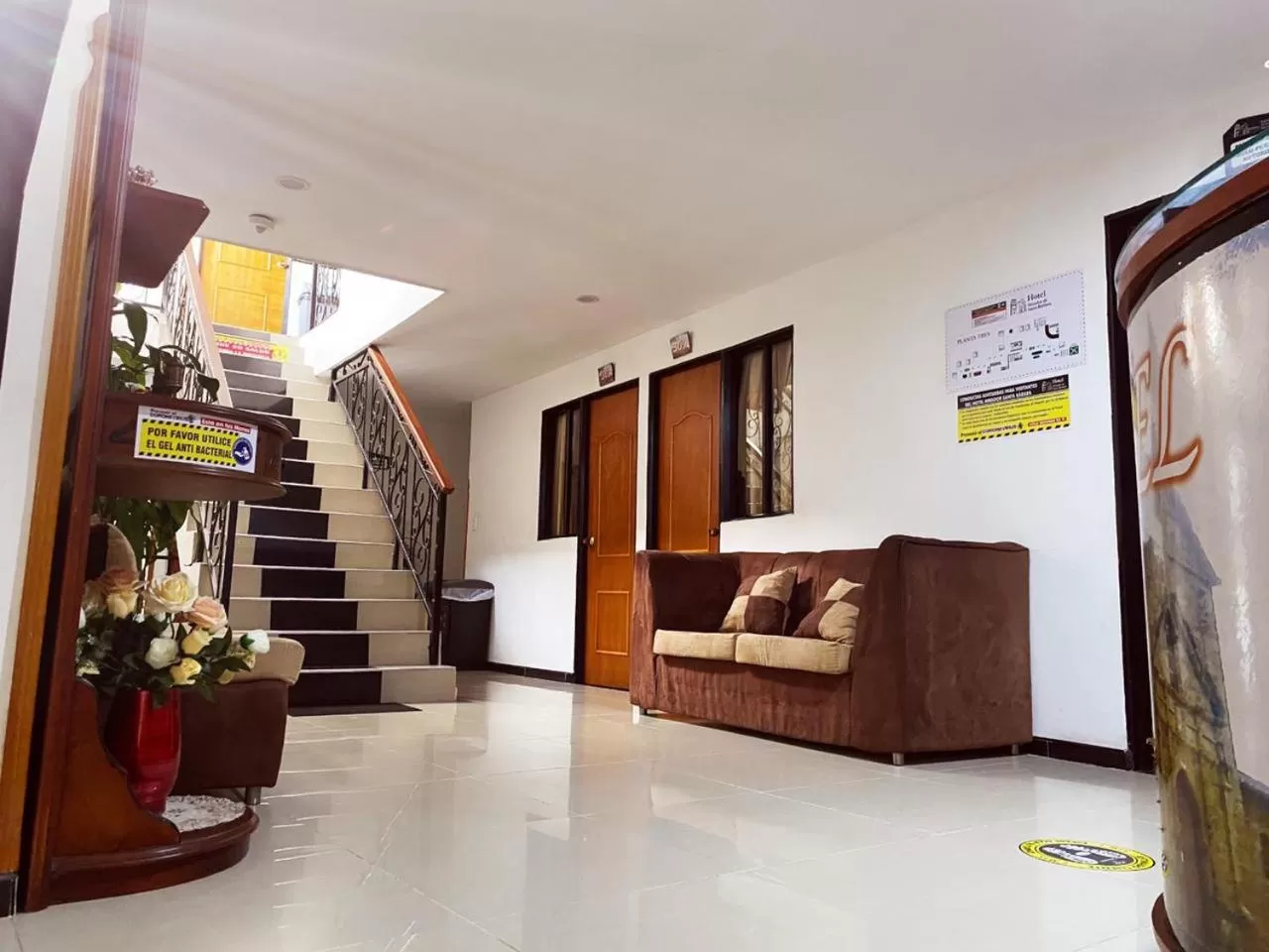 Living room in Hotel Mirador de Santa Bárbara