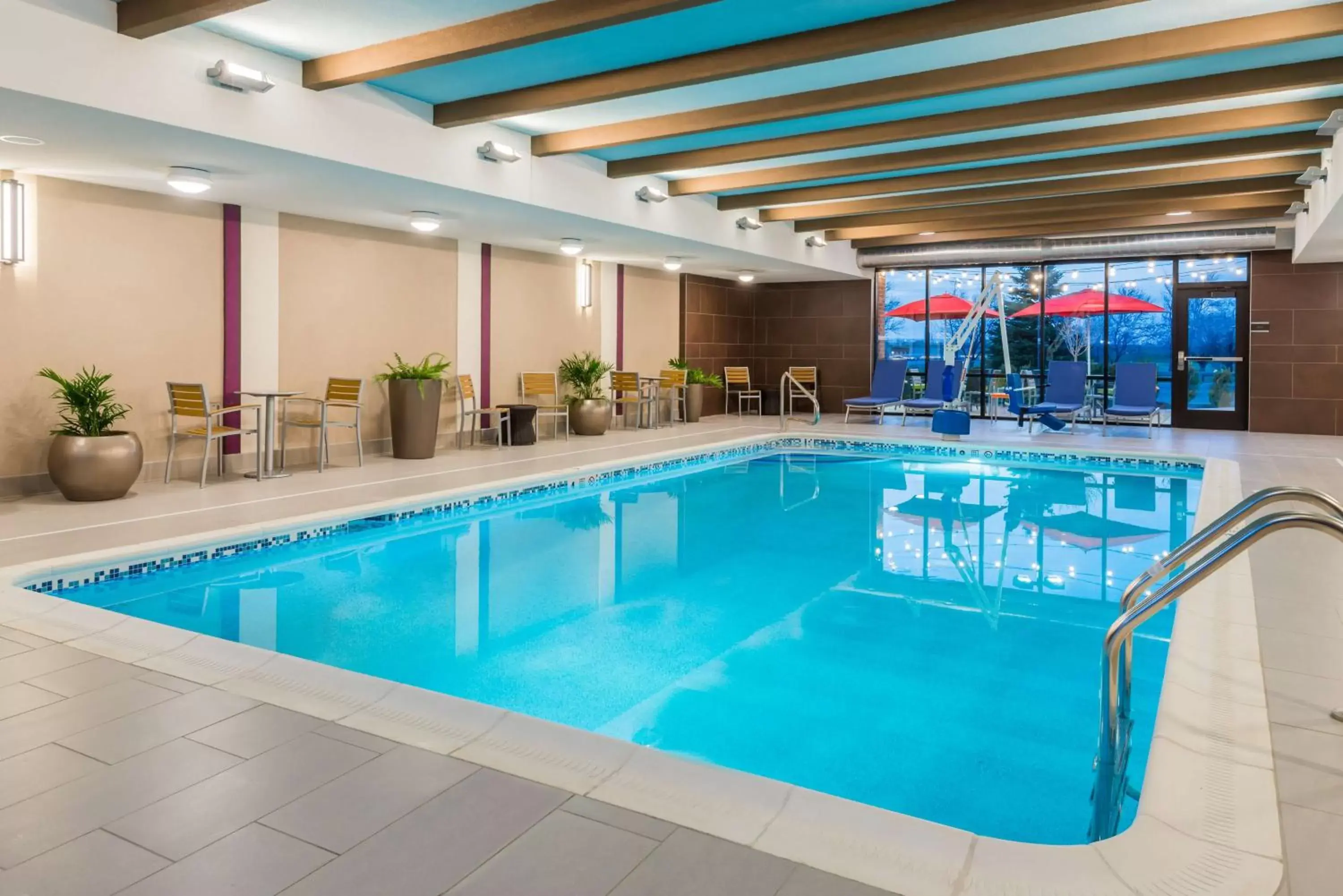 Pool view, Swimming Pool in Home2 Suites by Hilton Buffalo Airport/ Galleria Mall