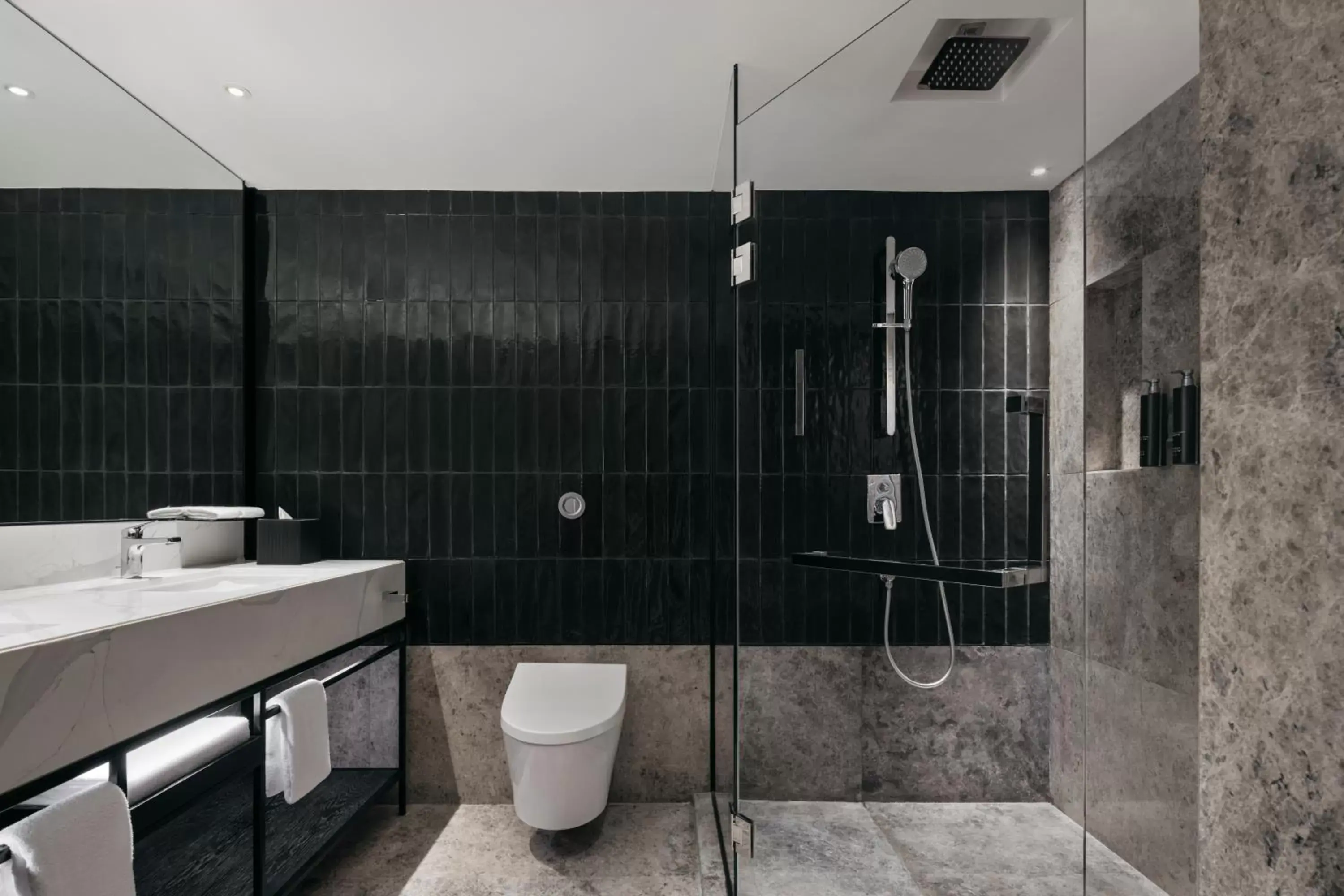 Shower, Bathroom in Hilton Singapore Orchard